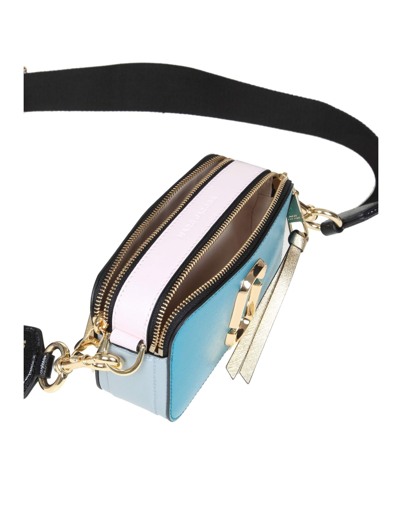 Marc Jacobs Snapshot Leather Camera Bag In Blue