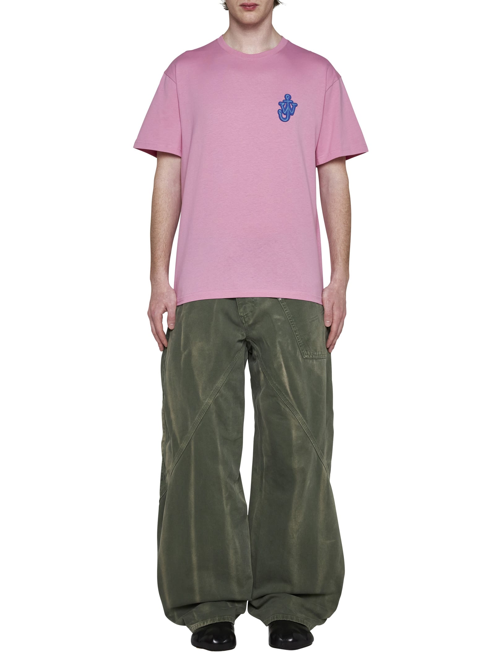 Shop Jw Anderson T-shirt In Pink