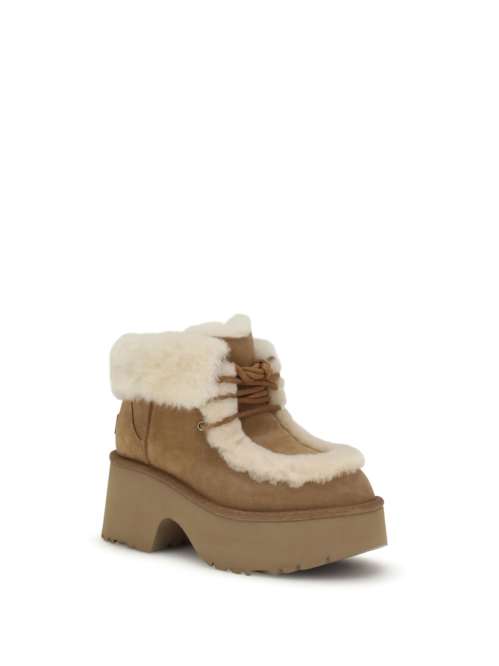 Ugg Classic Esmee Ankle Boots In Brown