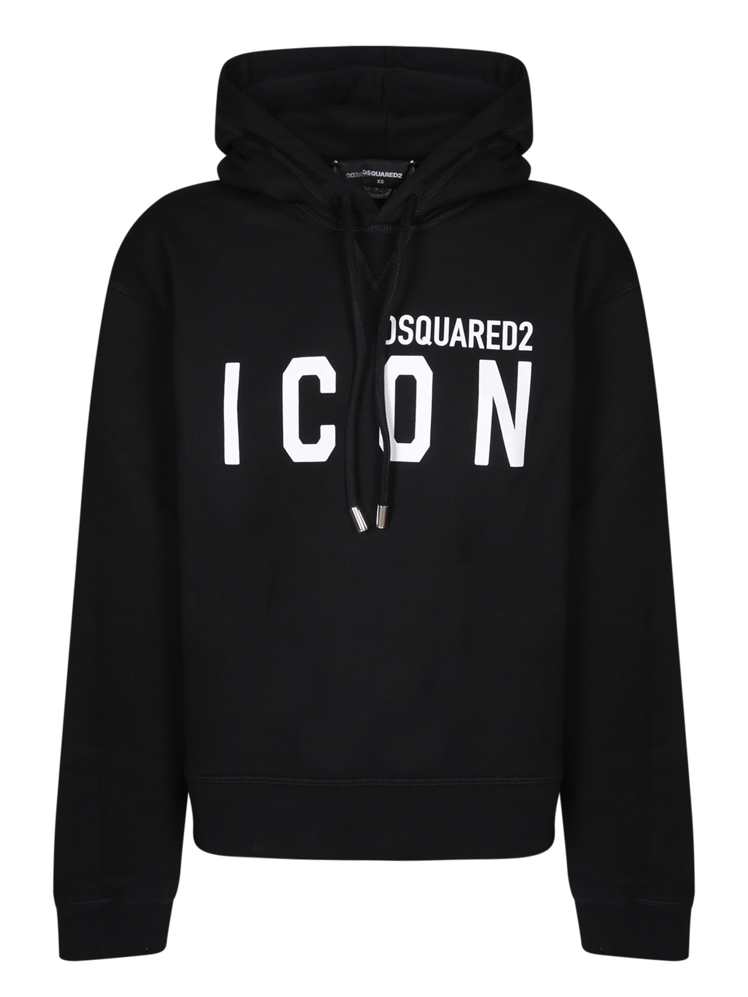 Shop Dsquared2 Be Icon Cool Black Hoodie