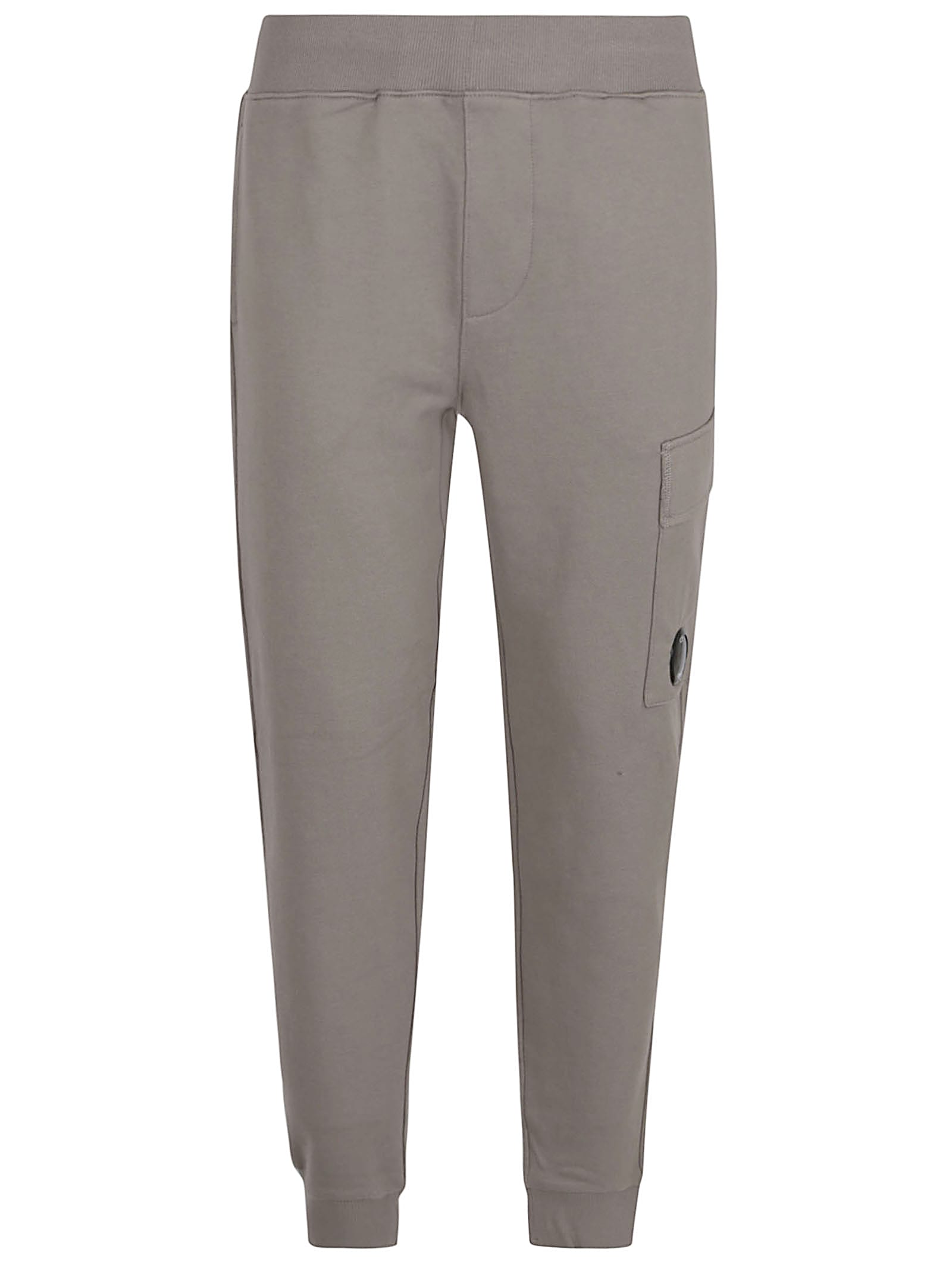 C.p. Company Sweatpants Cargo Pant In Diagonal Raised Fleece In Brown