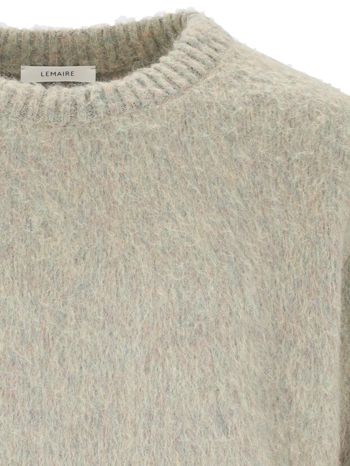 Shop Lemaire Brushed Sweater In Neutrals