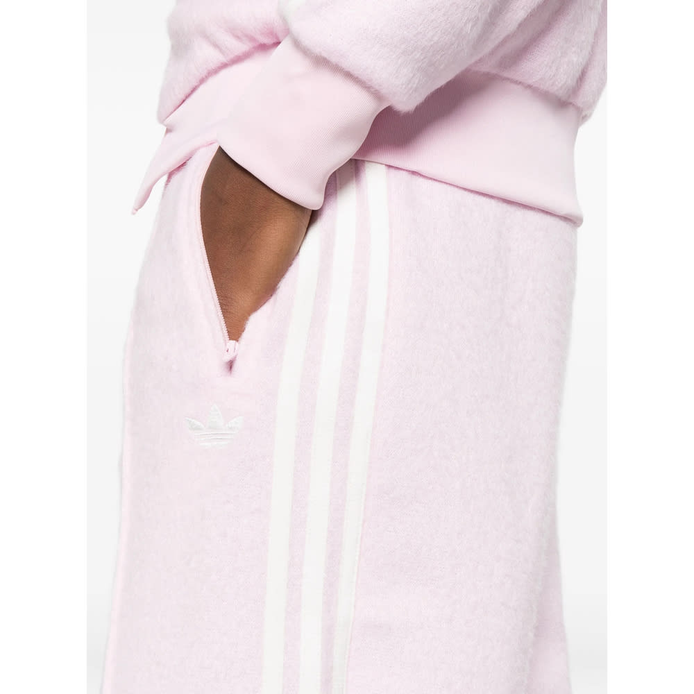 Adidas Originals Stripe Detail Trousers In Pink