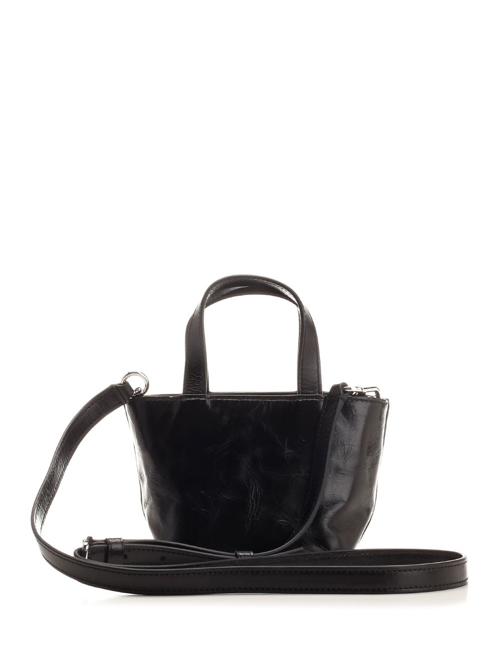 Shop Alexander Wang Punch Mini Tote Bag In Black