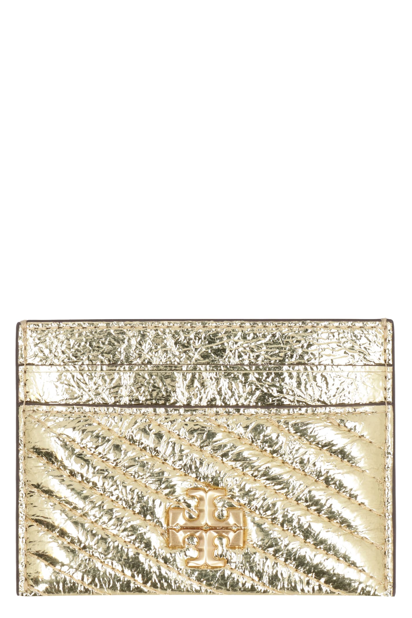 Kira Metallic Leather Card Holder