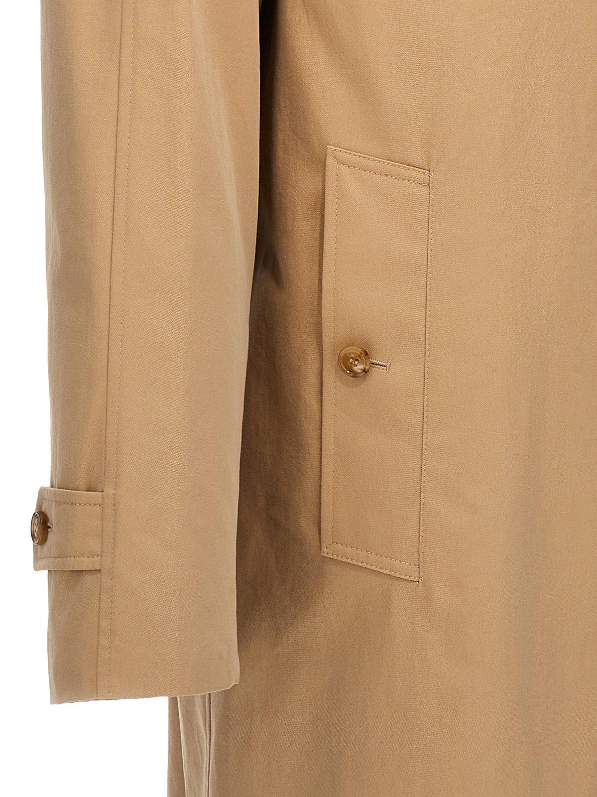 Shop Burberry Camden Trench Coat In Honey