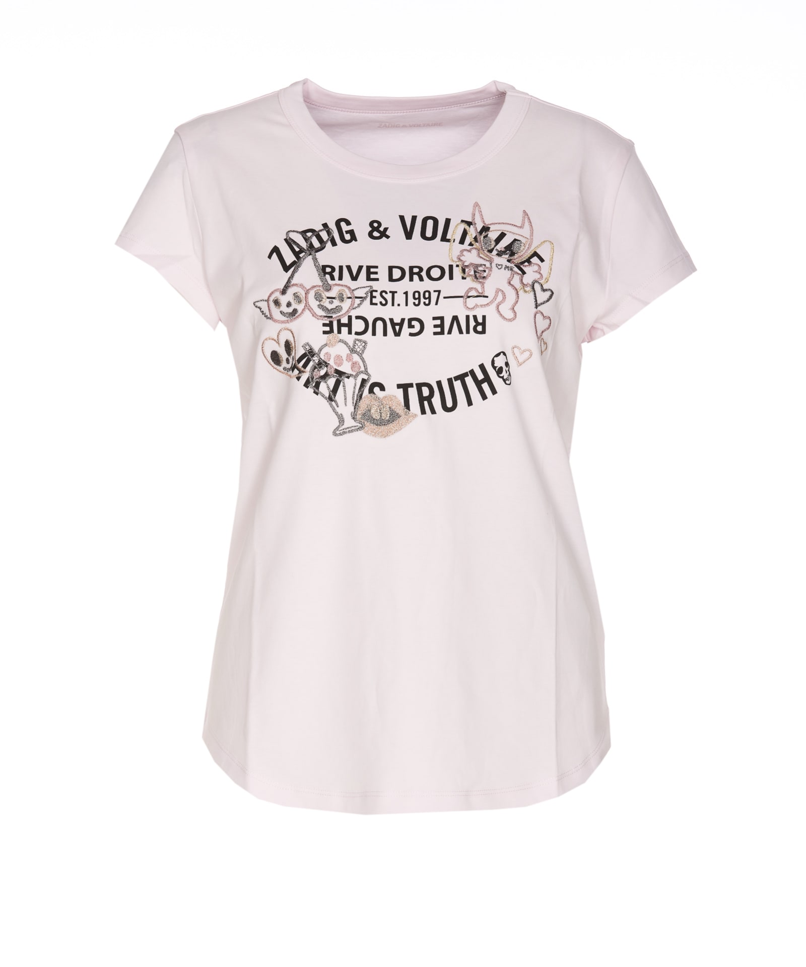 Zadig &amp; Voltaire Woop T-shirt In Pink