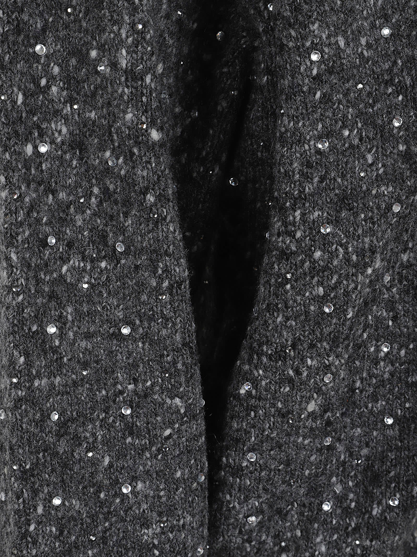 Pinko Nibani Polo Boucle Bottonato F In Gray