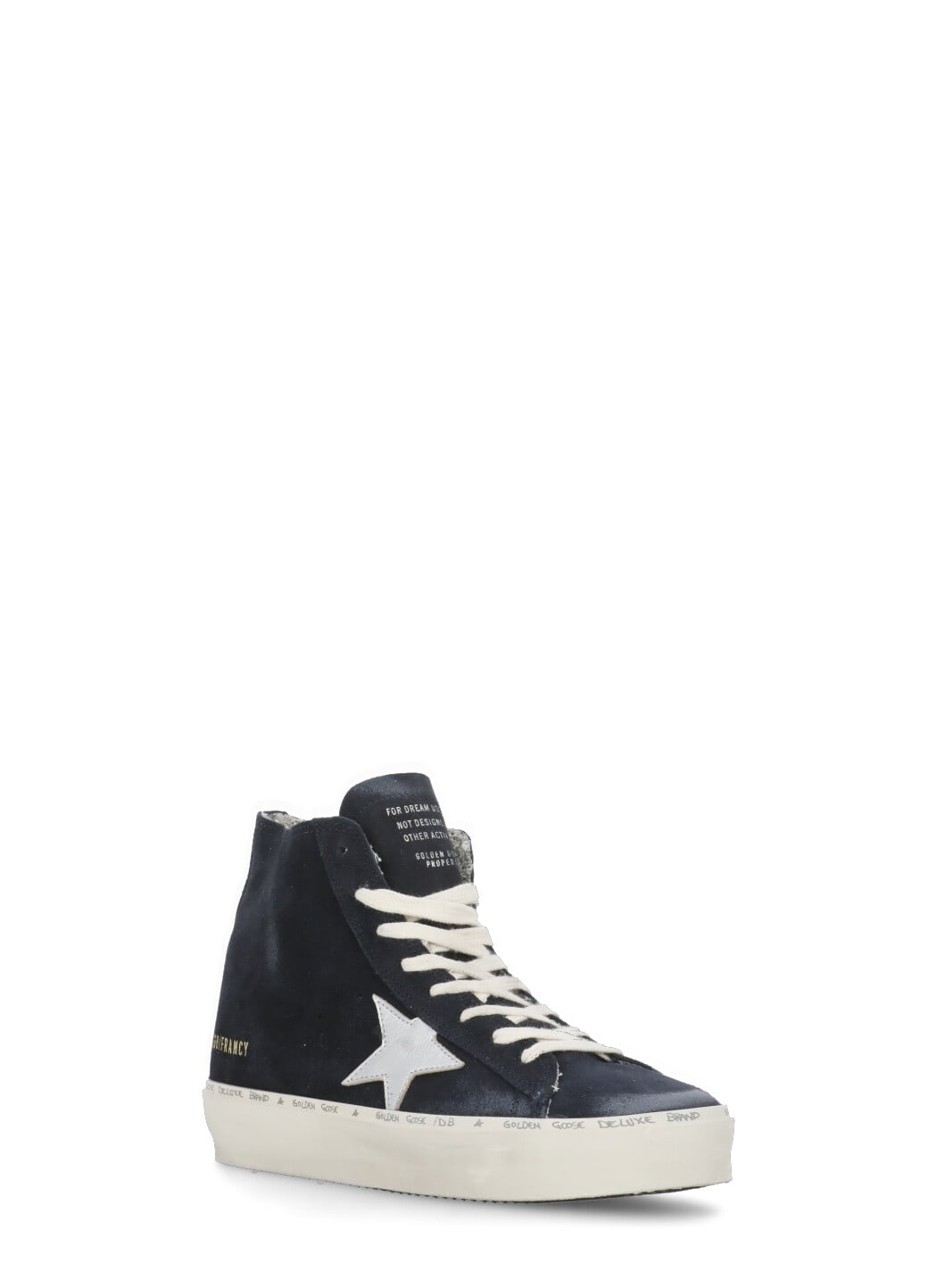 Shop Golden Goose Hi Francy Sneakers In Blue