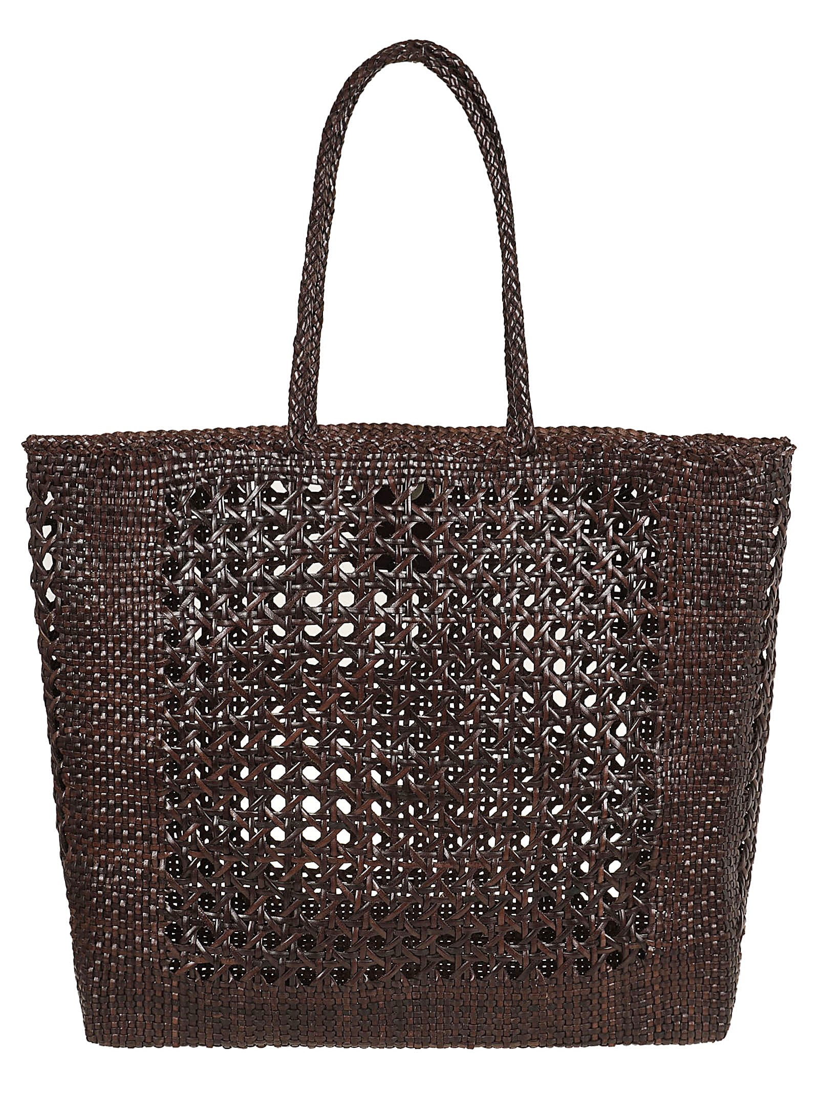 Open Cannage Weave Tote