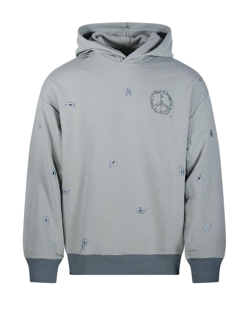 Emporio Armani Hooded Sweatshirt With Ribbed Cuffs And Hem