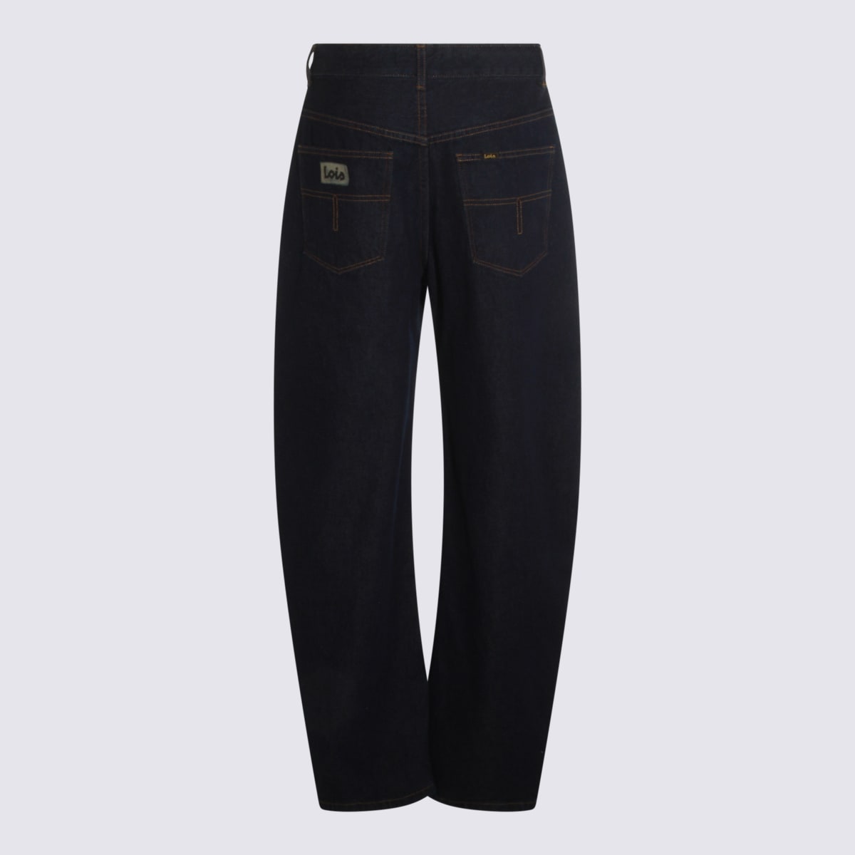 Lois Black Hera Cotton Jeans In Blue
