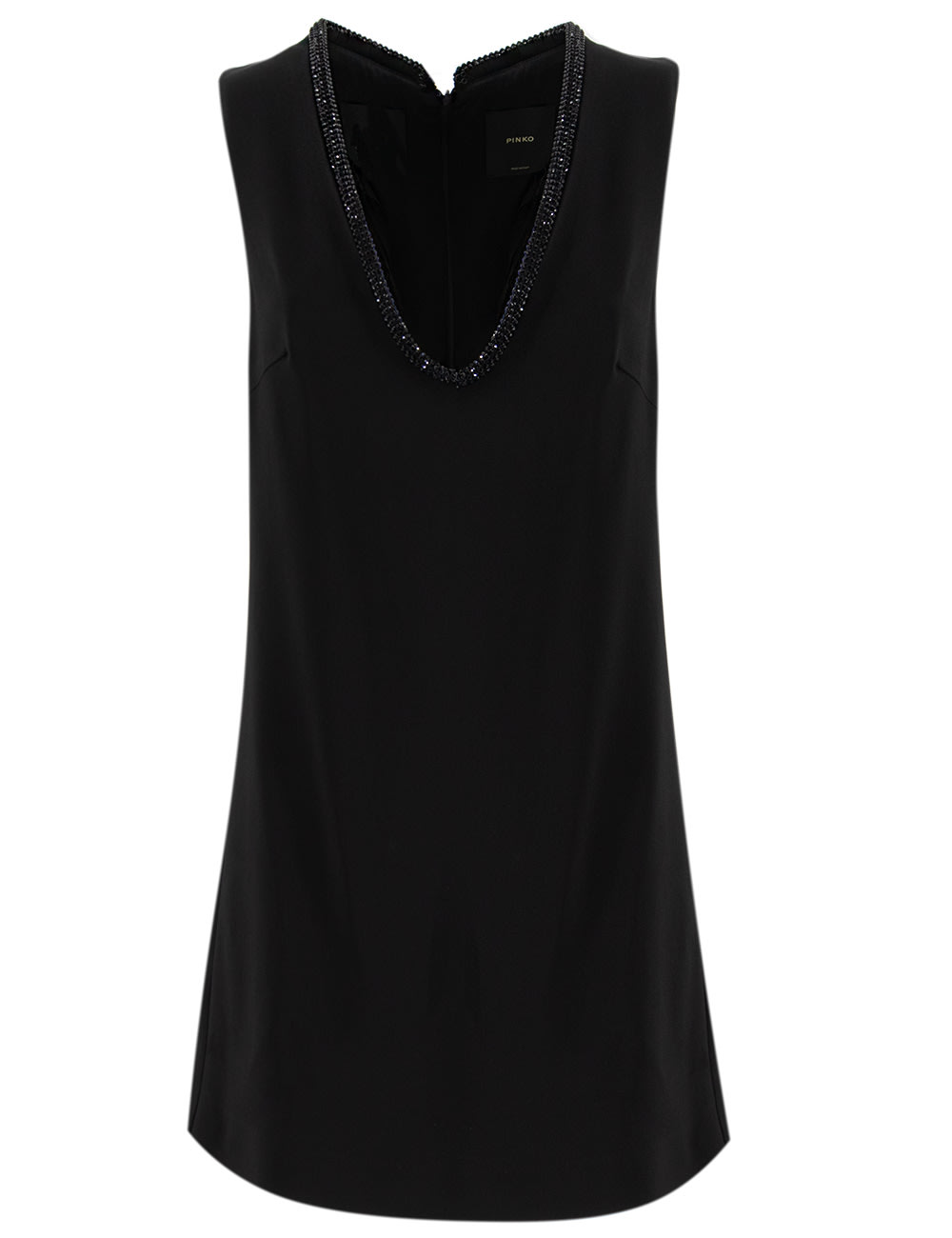 Shop Pinko Dress In Nero Limousine