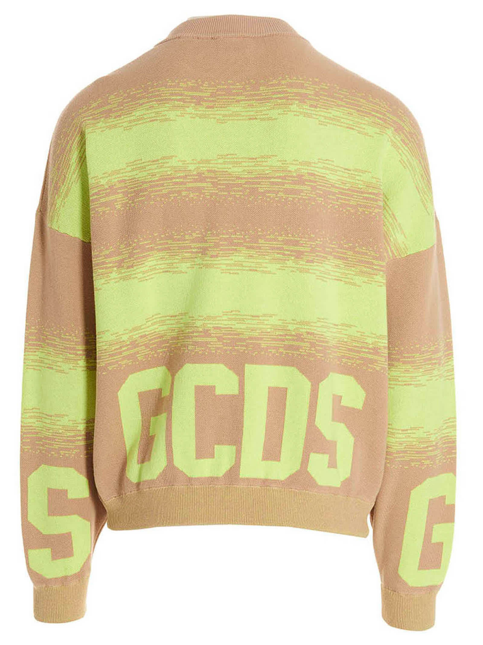 Shop Gcds Low Band Degradè Sweater In Multicolor