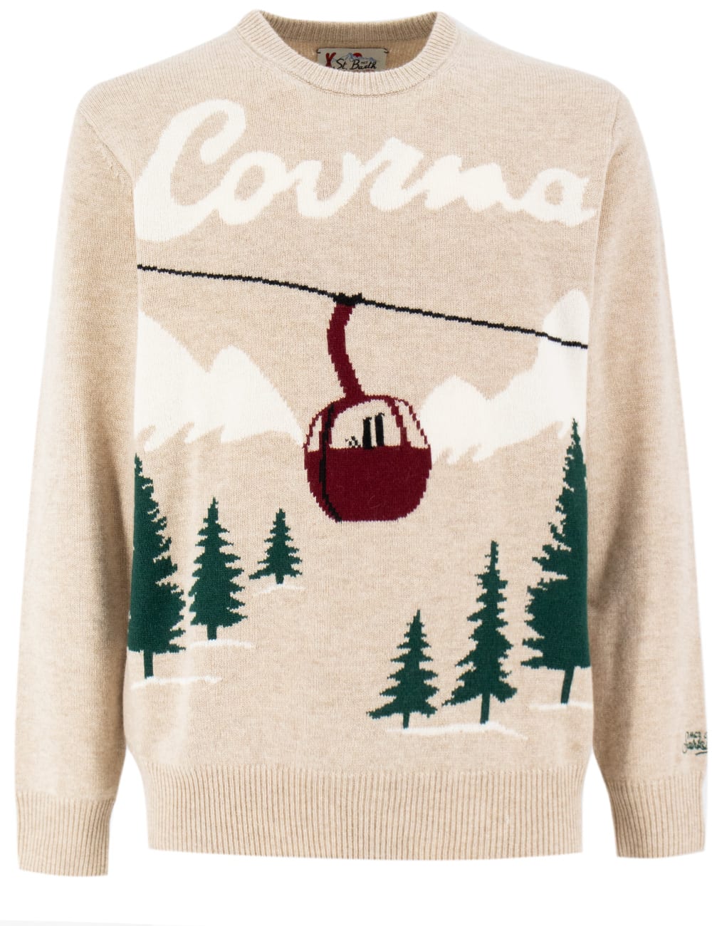 Shop Mc2 Saint Barth Jumper In Courma Pines 11