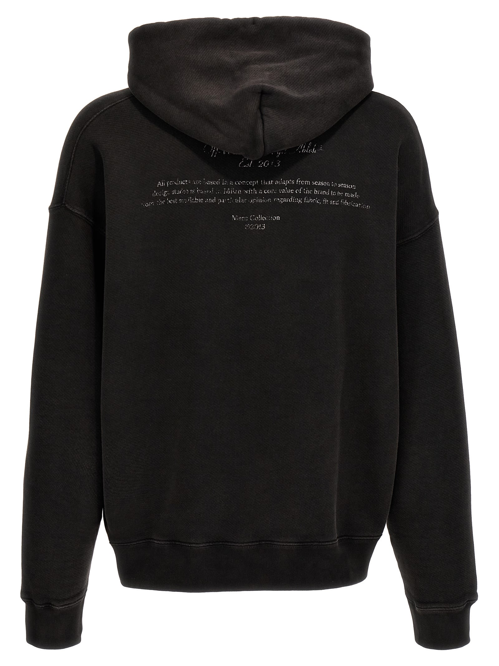 Shop Off-white Mary Skate Hoodie In Black