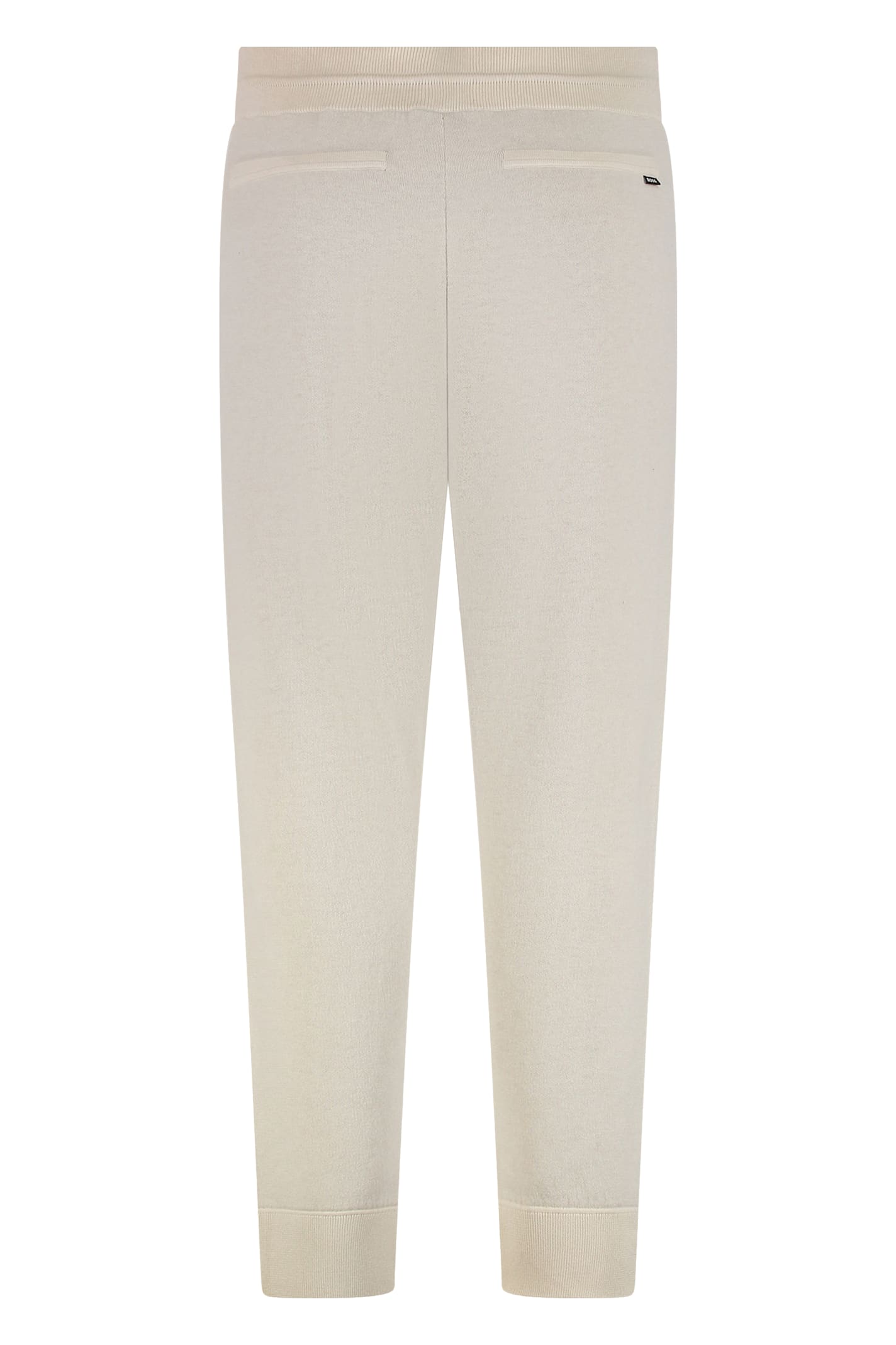 Hugo Boss Boss Knitted Track-pants In White
