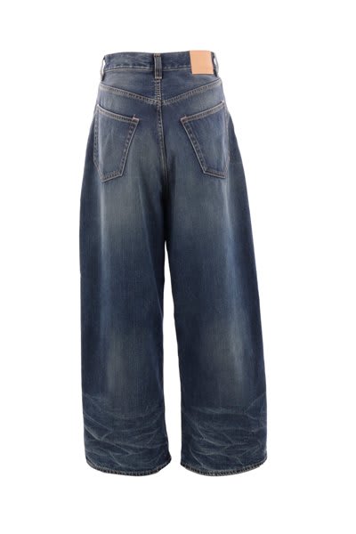 Shop Acne Studios Super Baggy Jeans In Blue