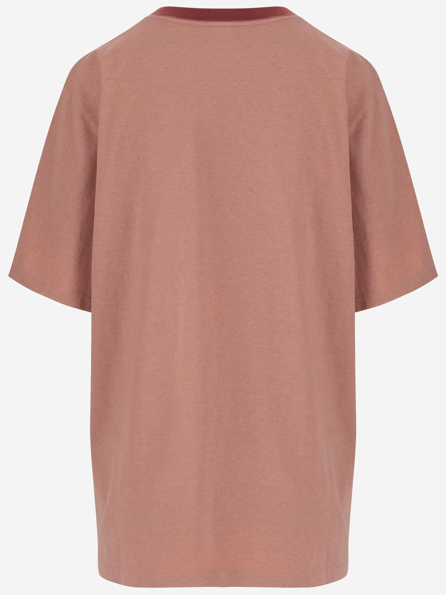 Chloé Pink Cotton T-shirt With Logo
