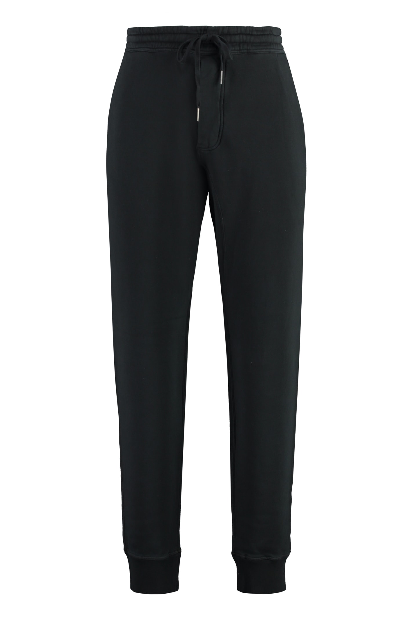 Shop Tom Ford Cotton Track-pants In Black