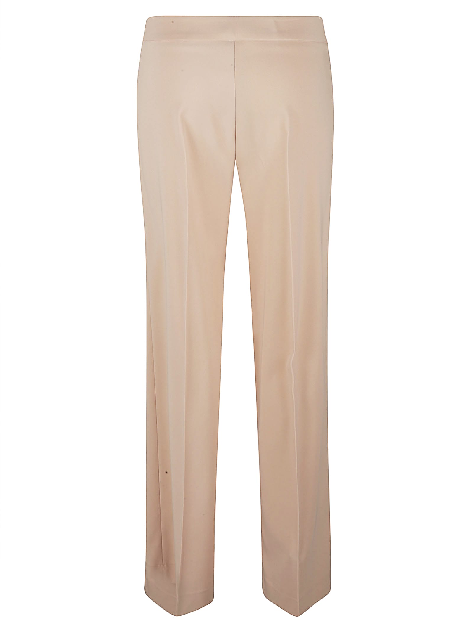D Exterior Centre-crease Tailored Trousers In Brown