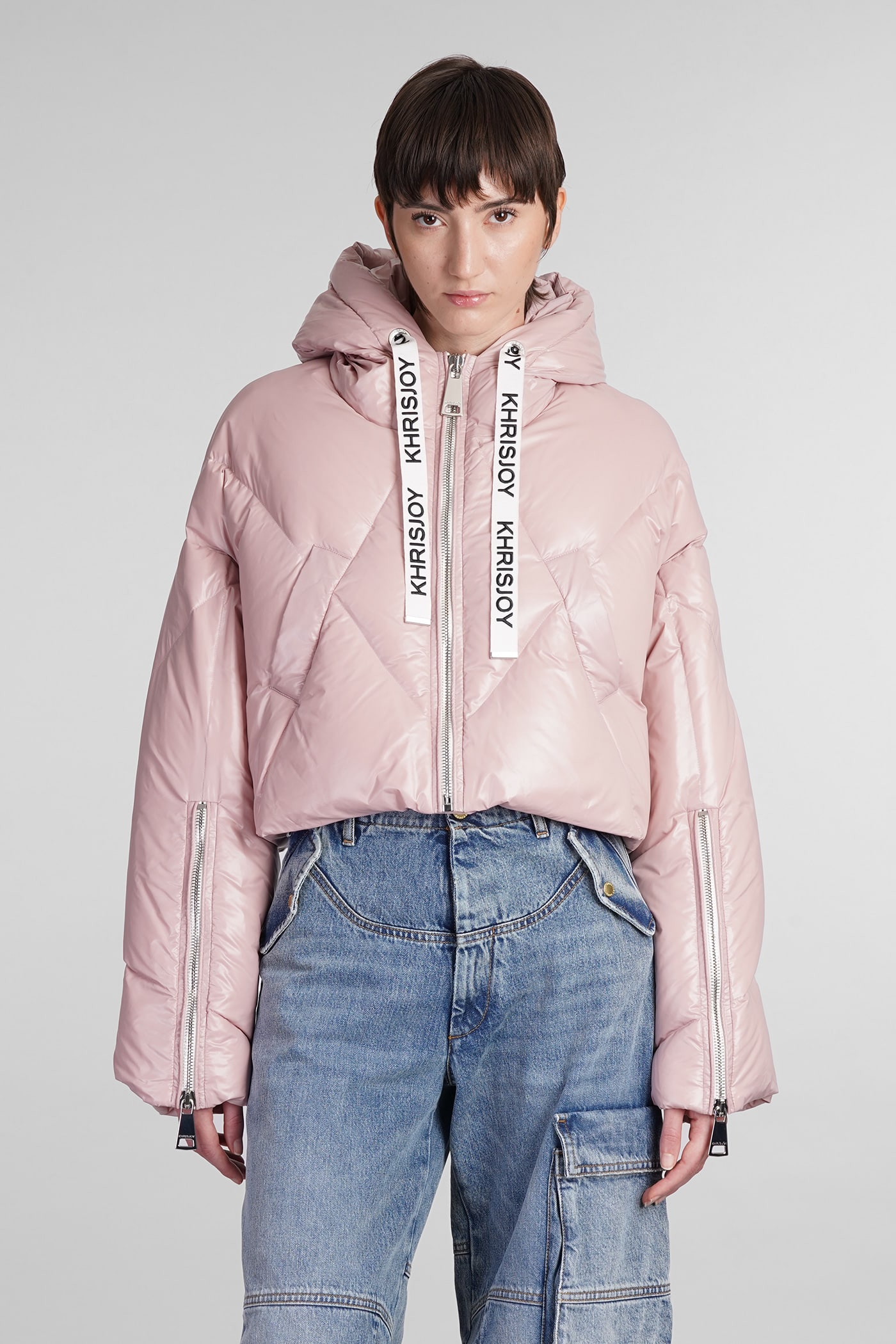 Puffer In Rose-pink Polyamide