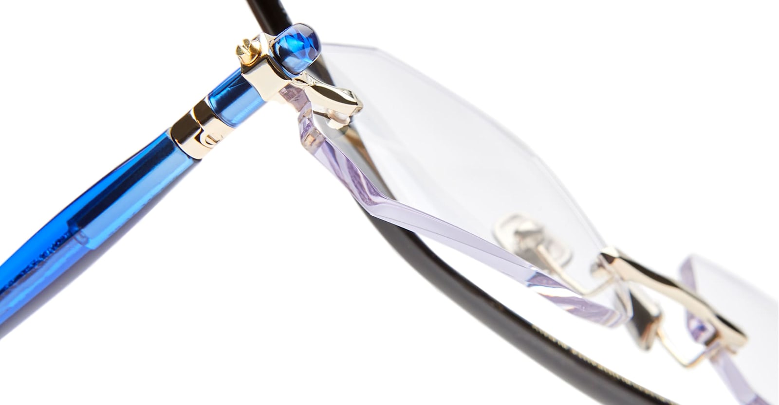 Kuboraum Mask P63 - Light Gold / Blue Rx Glasses In Gold