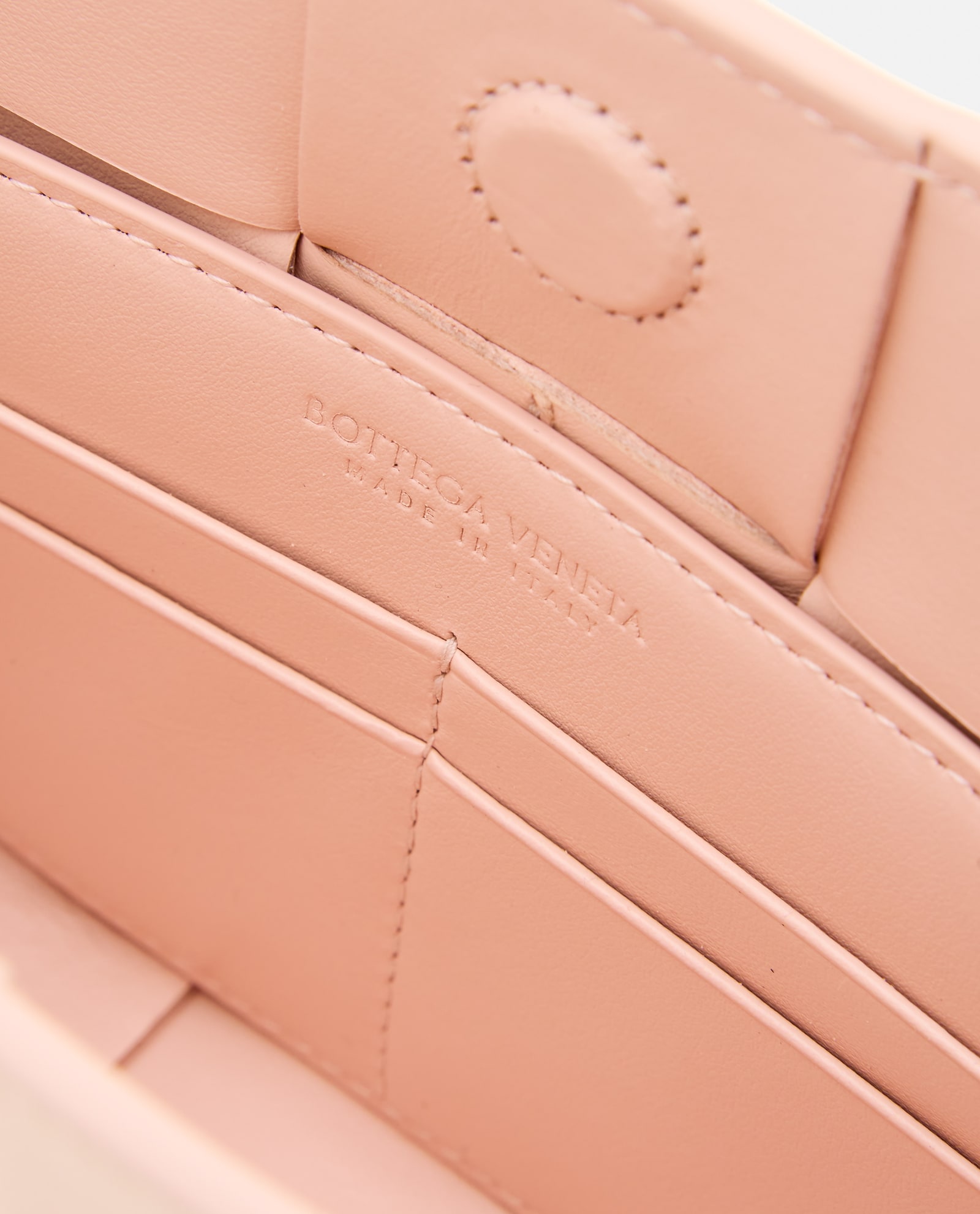 Shop Bottega Veneta Cassette Pouch W/ Strap Leather Shoulder Bag In Pink