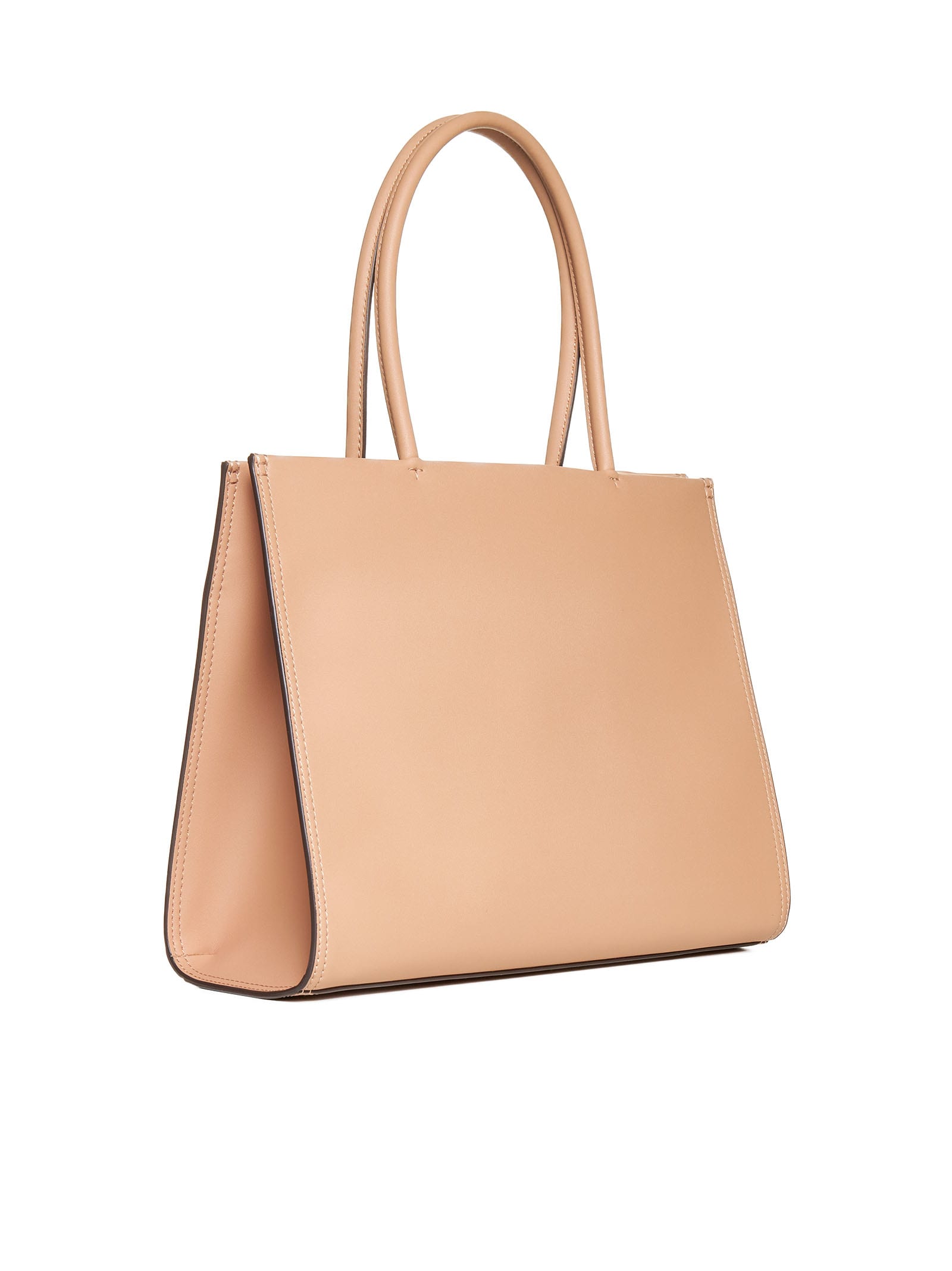 Shop Tory Burch Tote In Light Sand