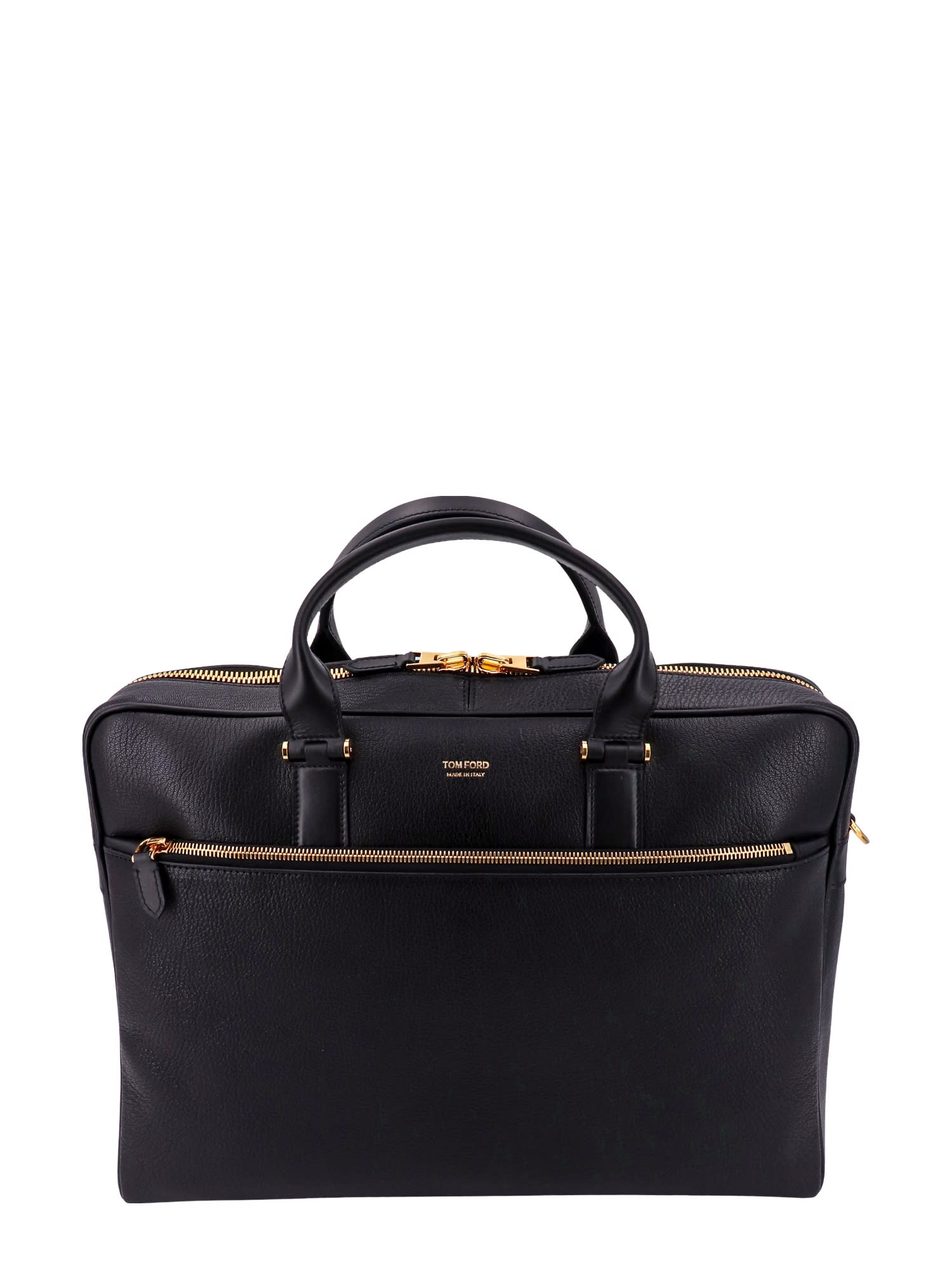 Shop Tom Ford Briefcase In Black