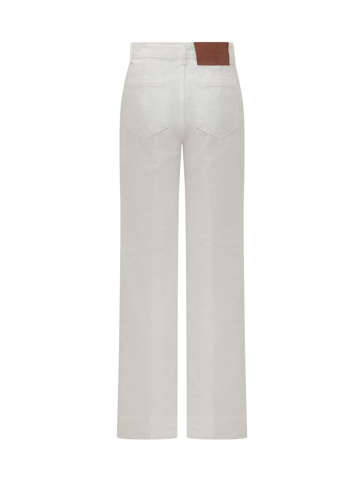 Victoria Beckham Alina Rigid Straight-leg Jeans In Washed White