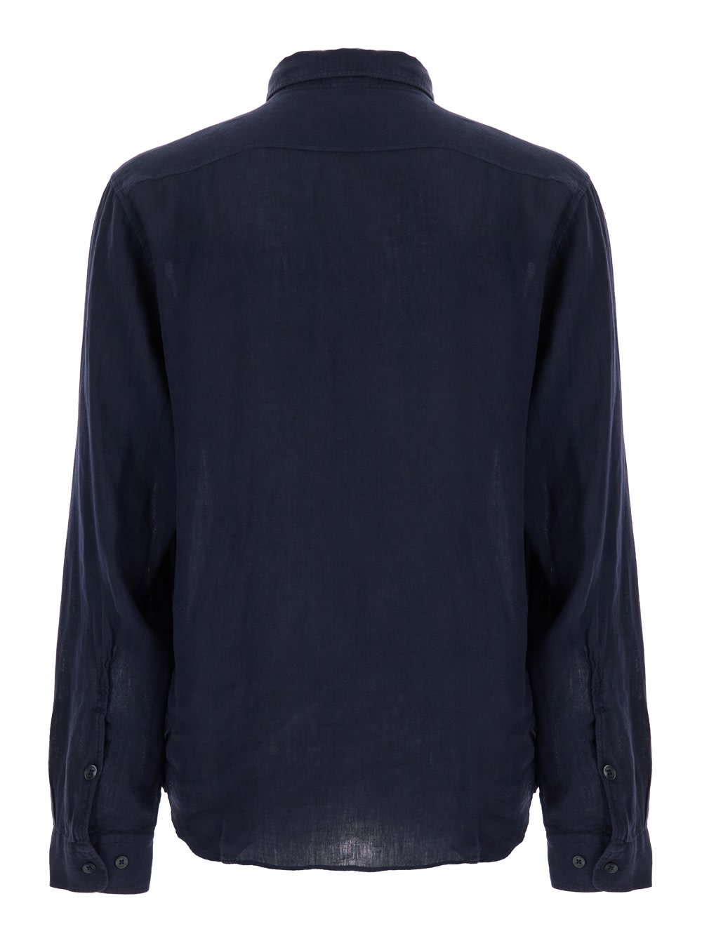 C.p. Company Blue Shirt With Lettering Logo Printed On The Front In Blu