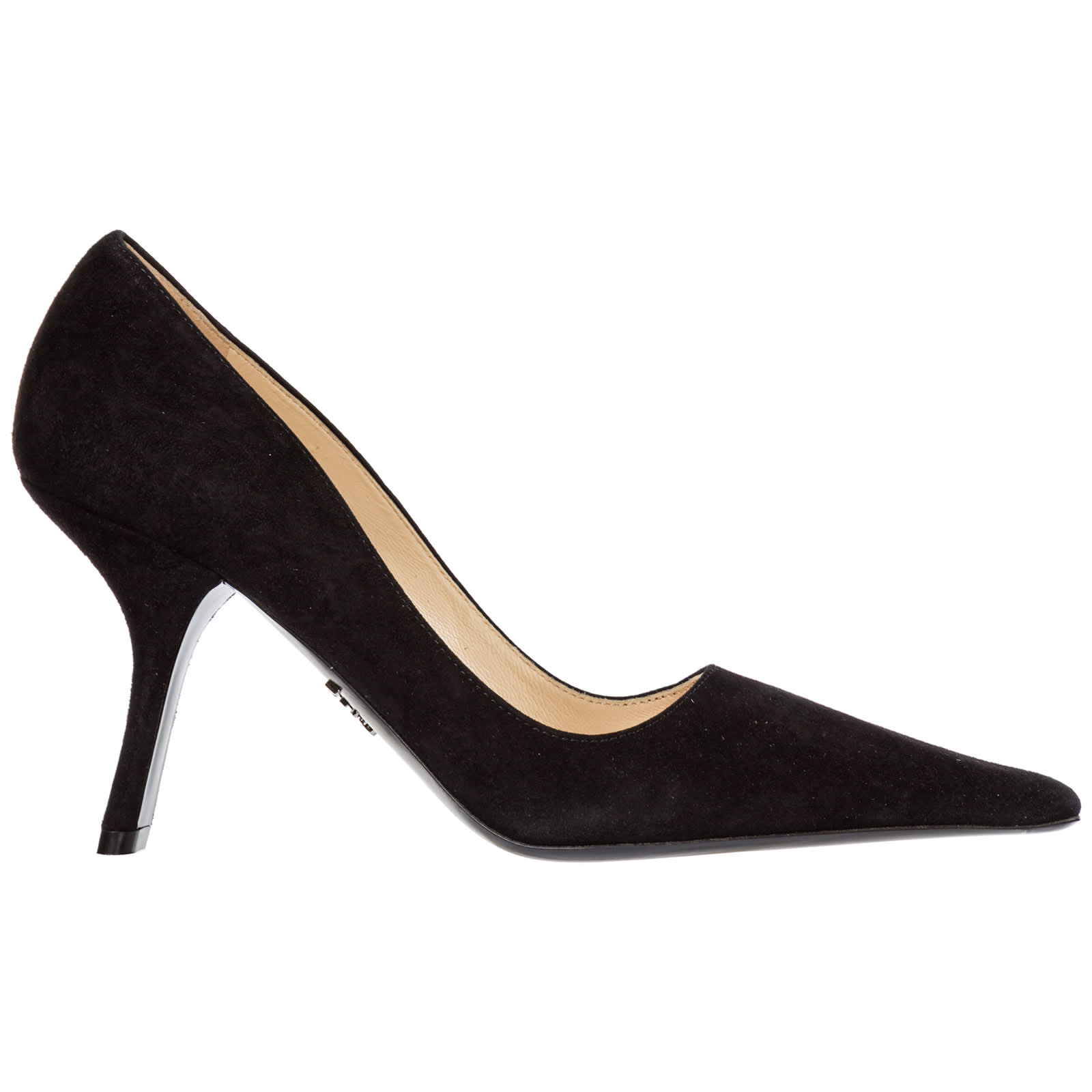 Prada Prada Suede Pumps Court Shoes High Heel - Nero - 11017957 | italist