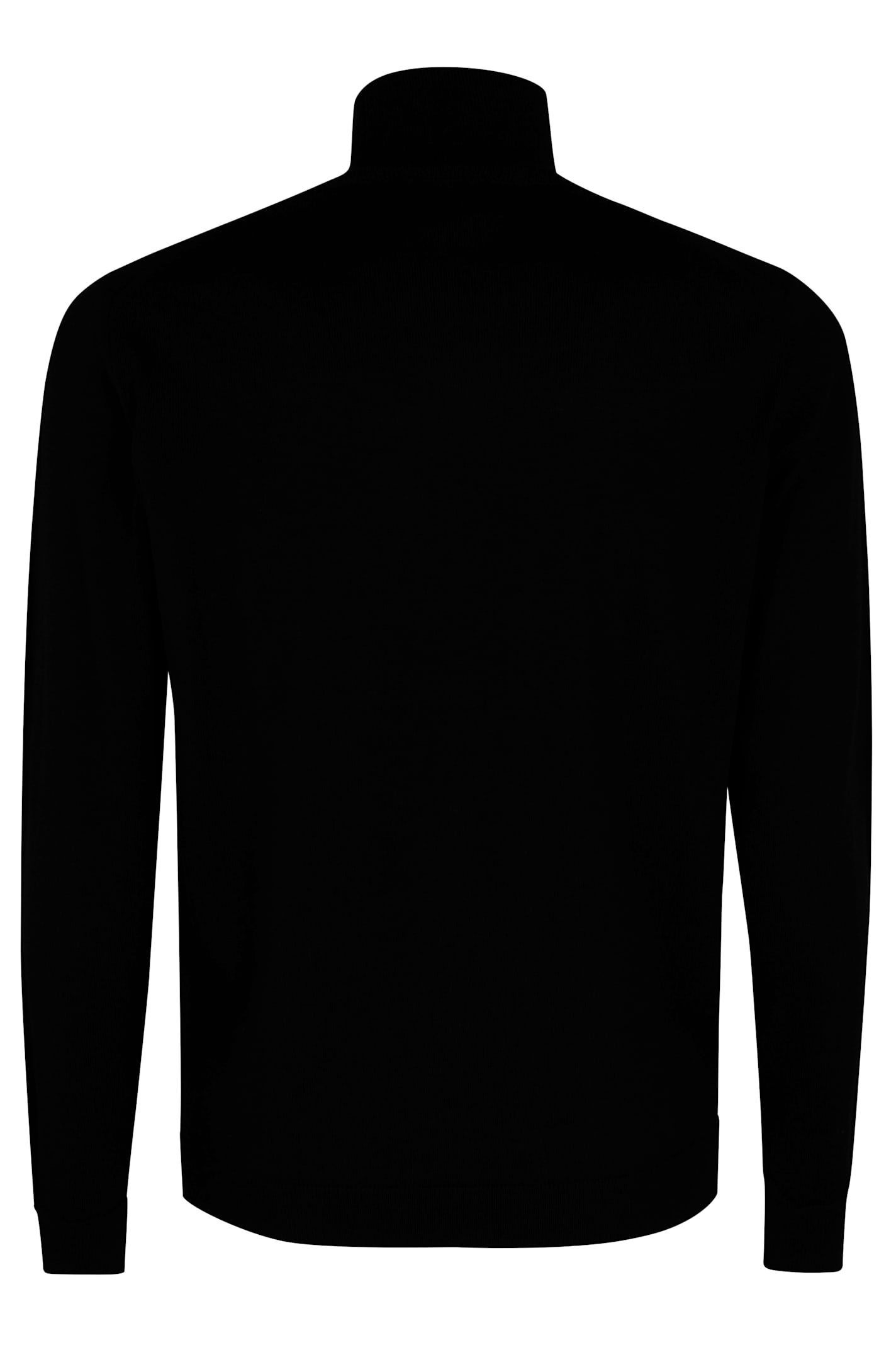 Roberto Collina Turtleneck Knit Sweater In Black