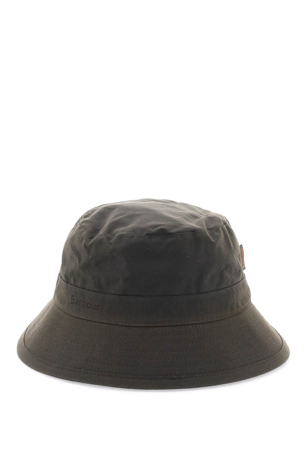 Barbour Wax Sports Bucket Hat In Olive (brown)