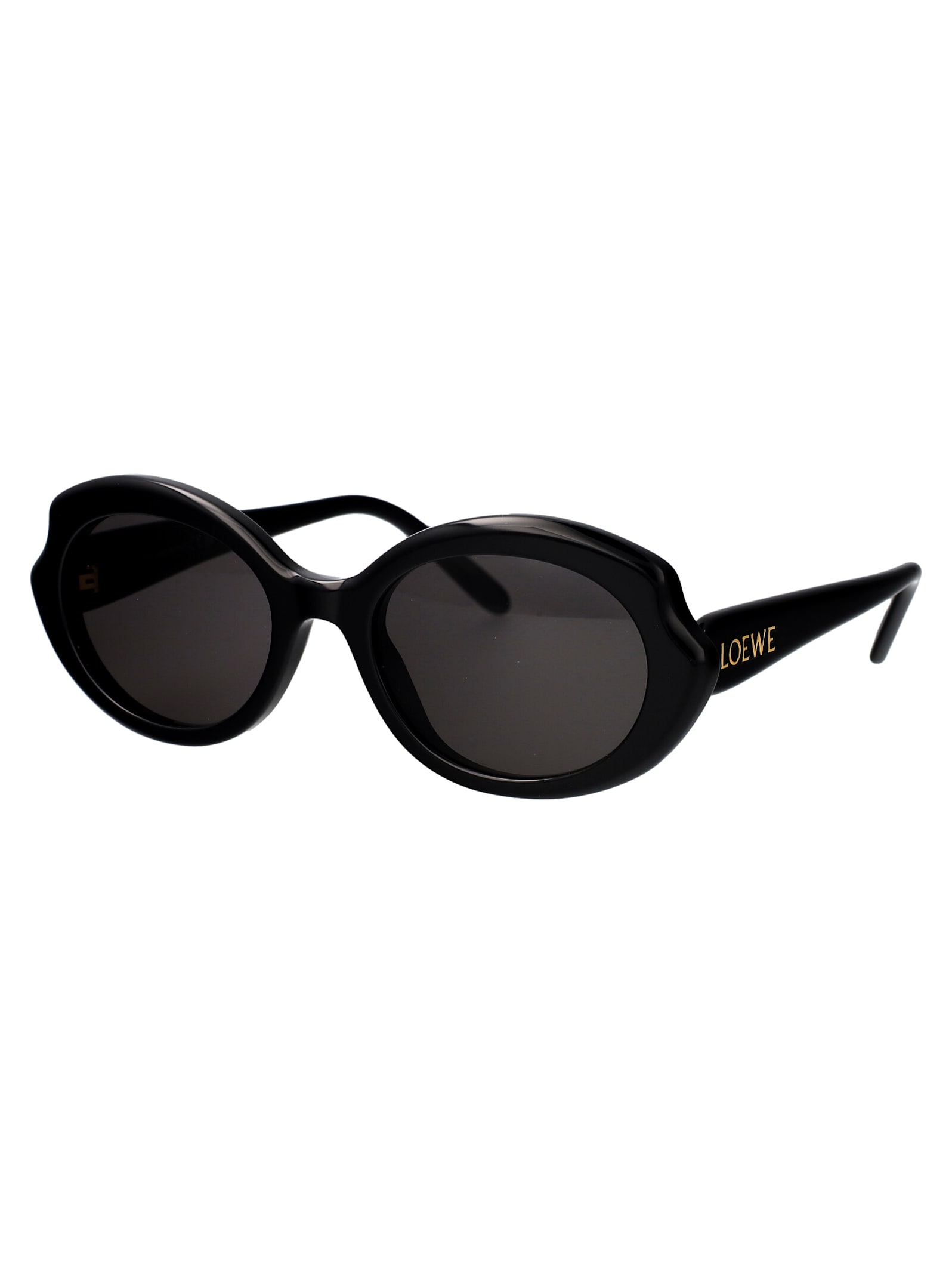 Shop Loewe Lw40147i Sunglasses In 01a Black