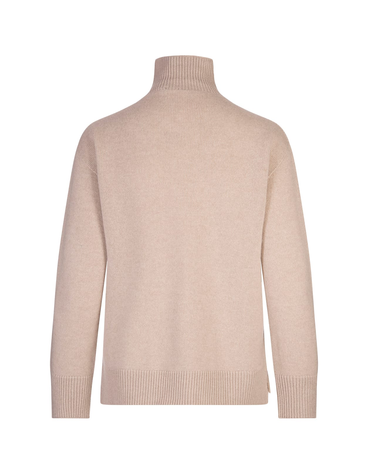 Shop 's Max Mara Sand Quercia Turtleneck Sweater In Beige