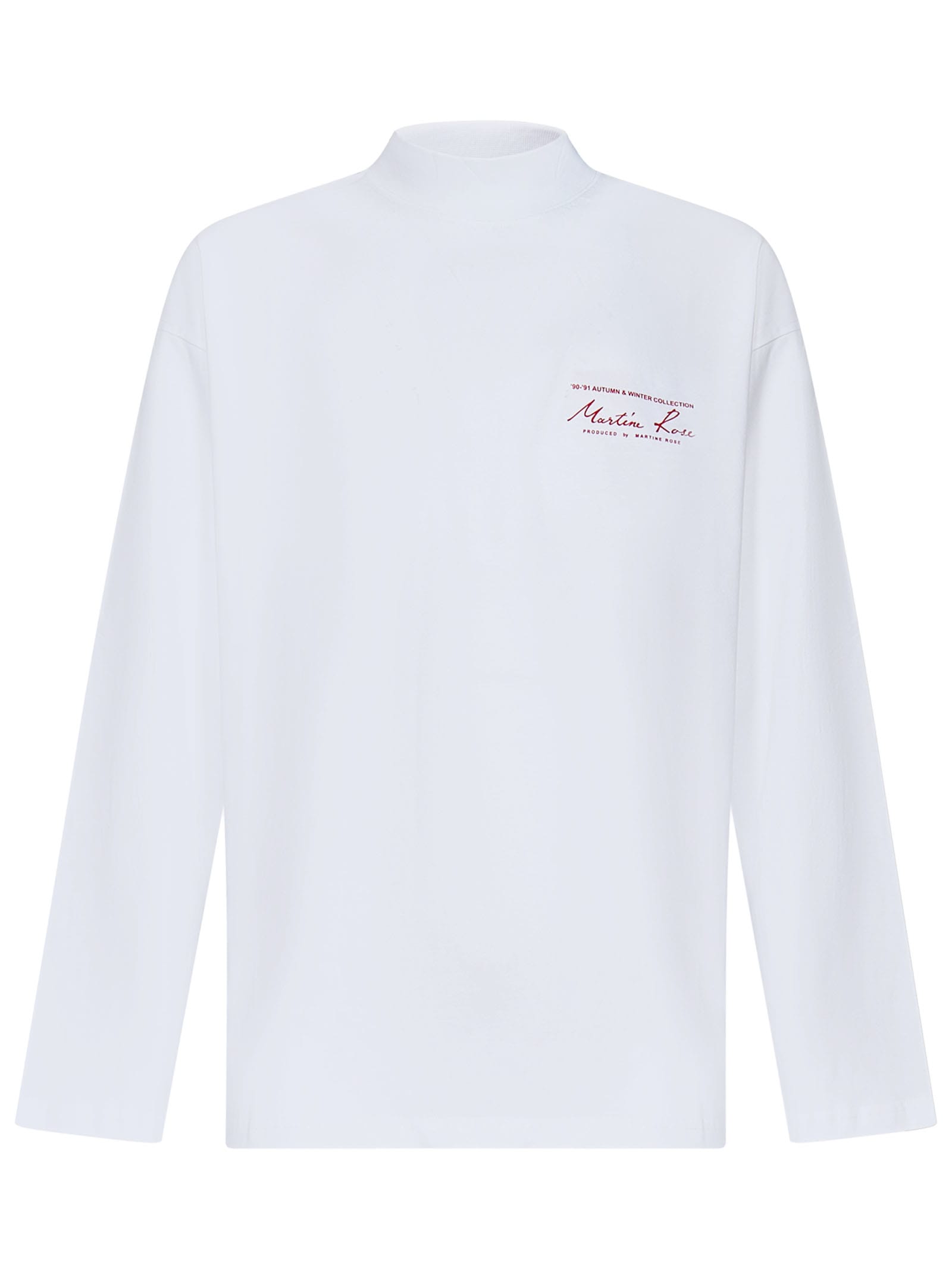 Martine Rose Man T-shirt White Size S Cotton