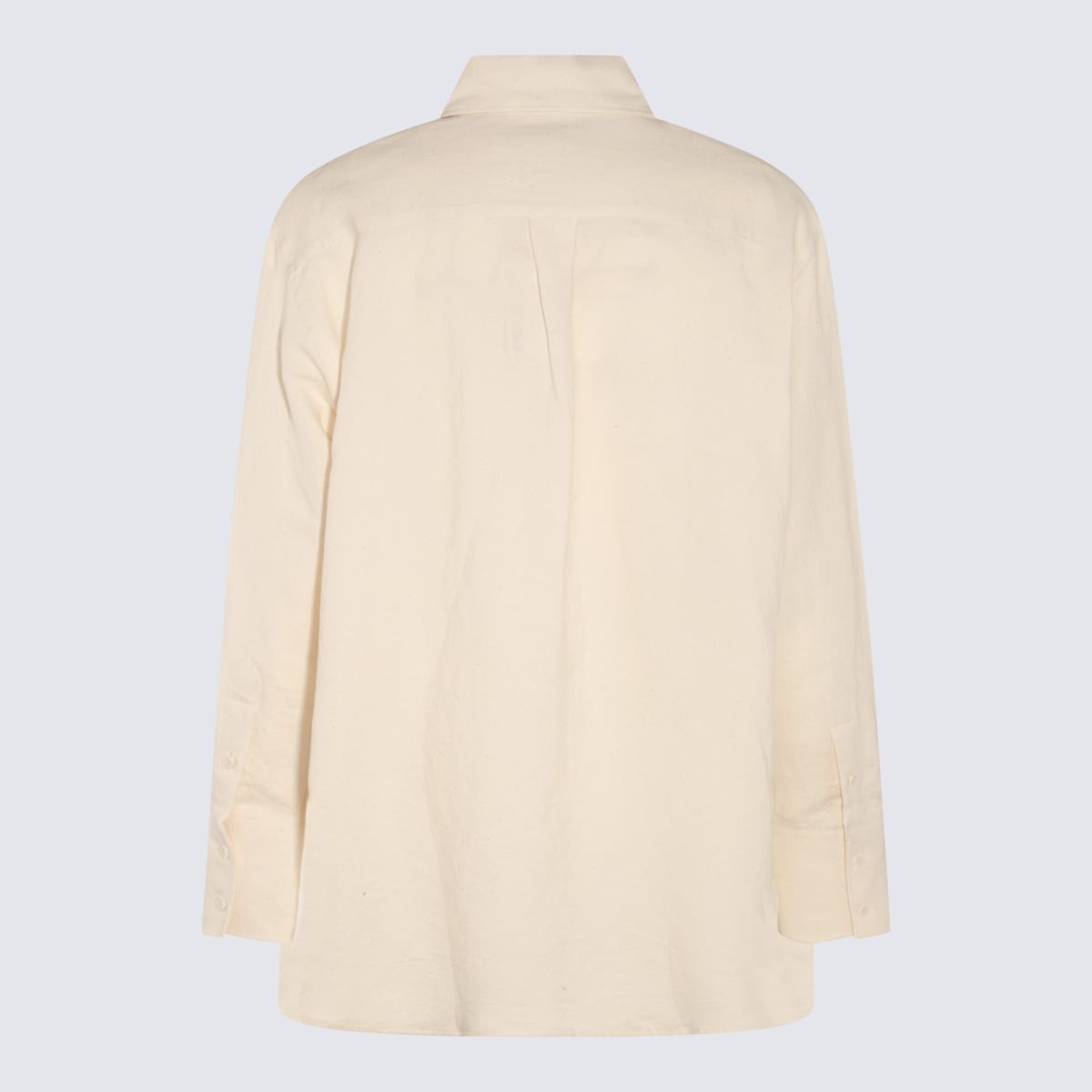 Shop Jw Anderson Off White Cotton Shirt In Off-white