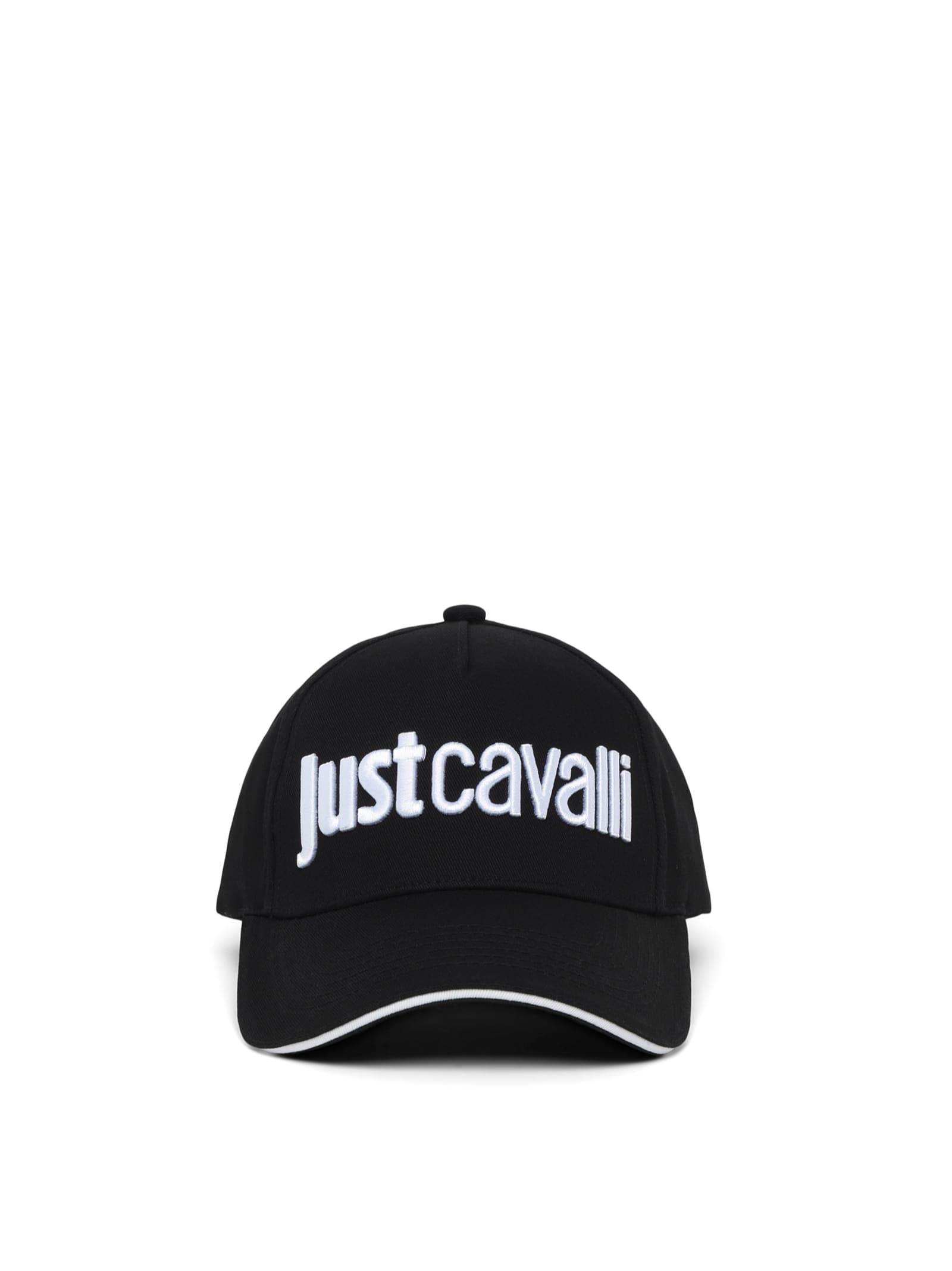 Just Cavalli Black Casual Hat In Black