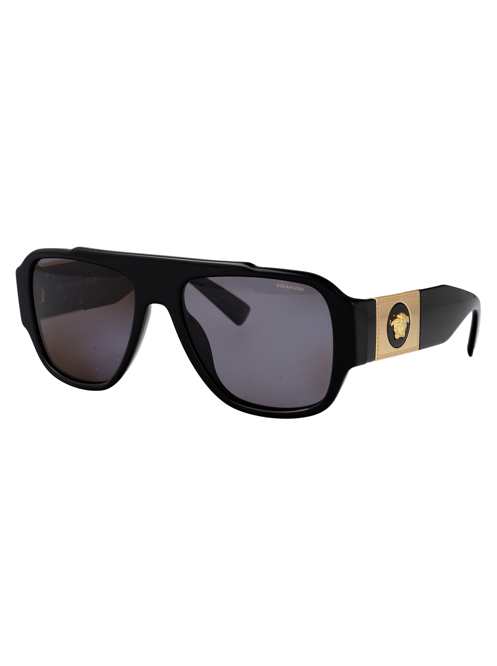 Versace 0ve4436u Sunglasses In Black
