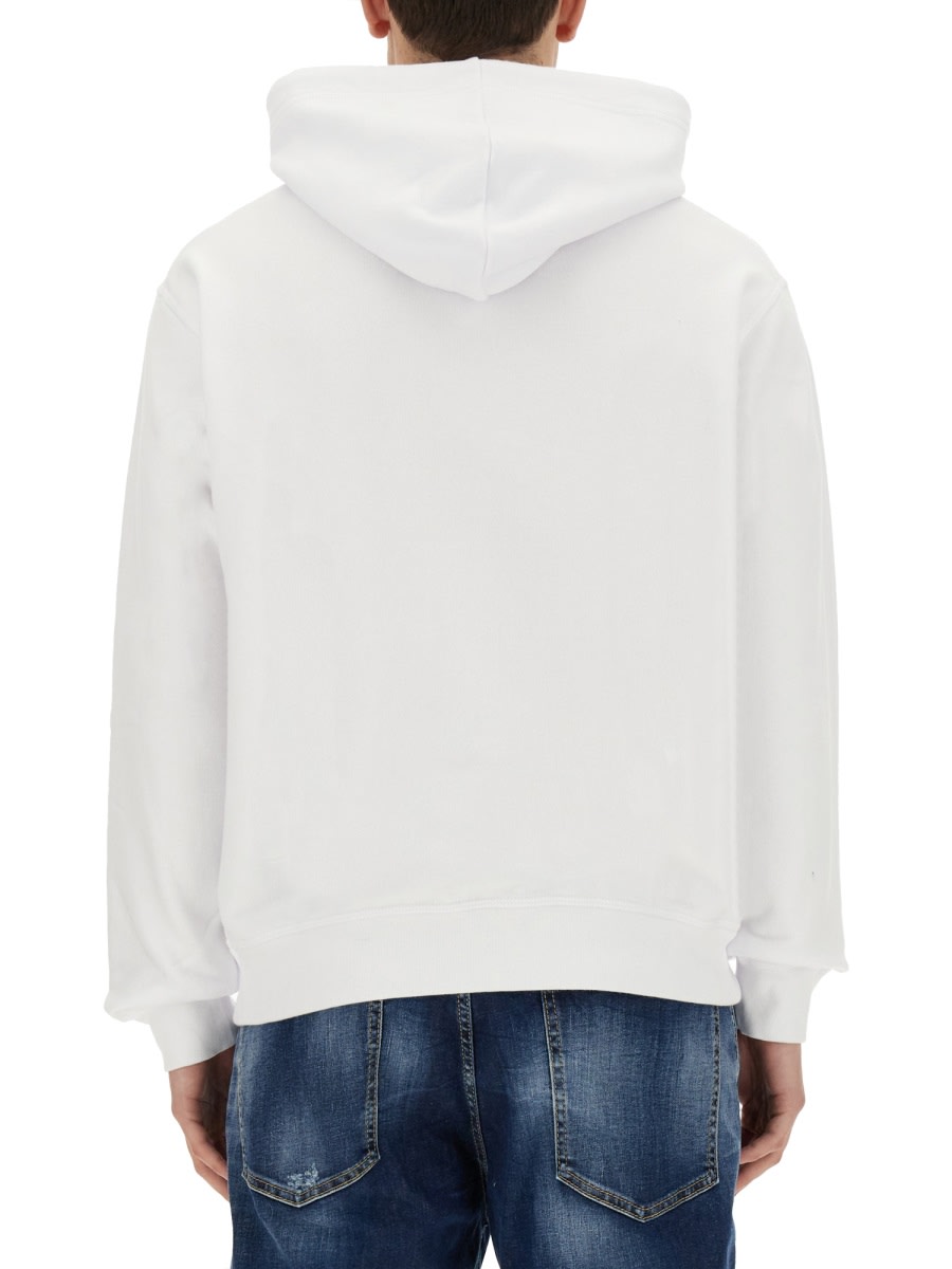 Shop Dsquared2 Sweatshirt With Print In White