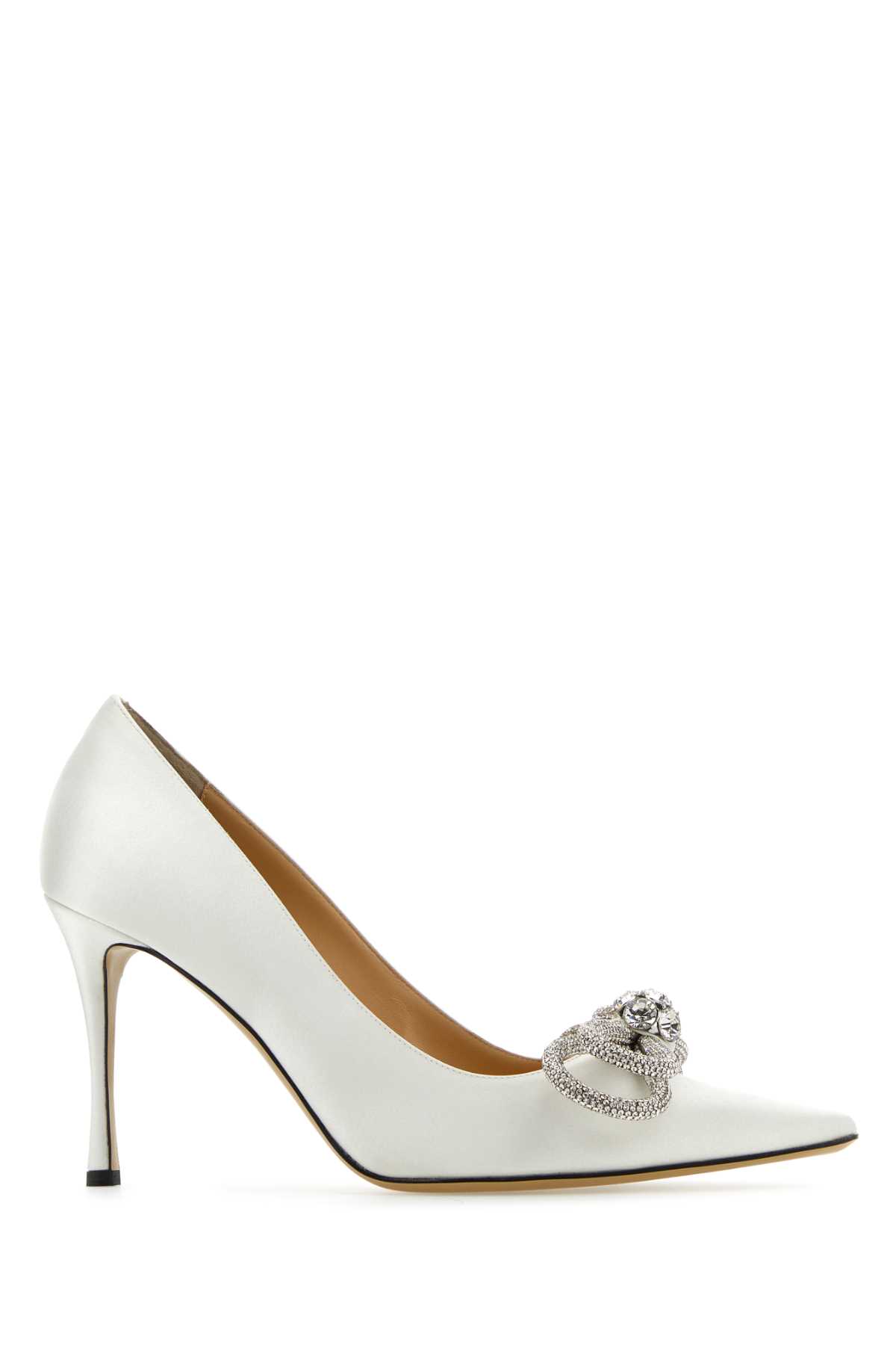 Mach & Mach Mach&mach Women White Satin Pumps