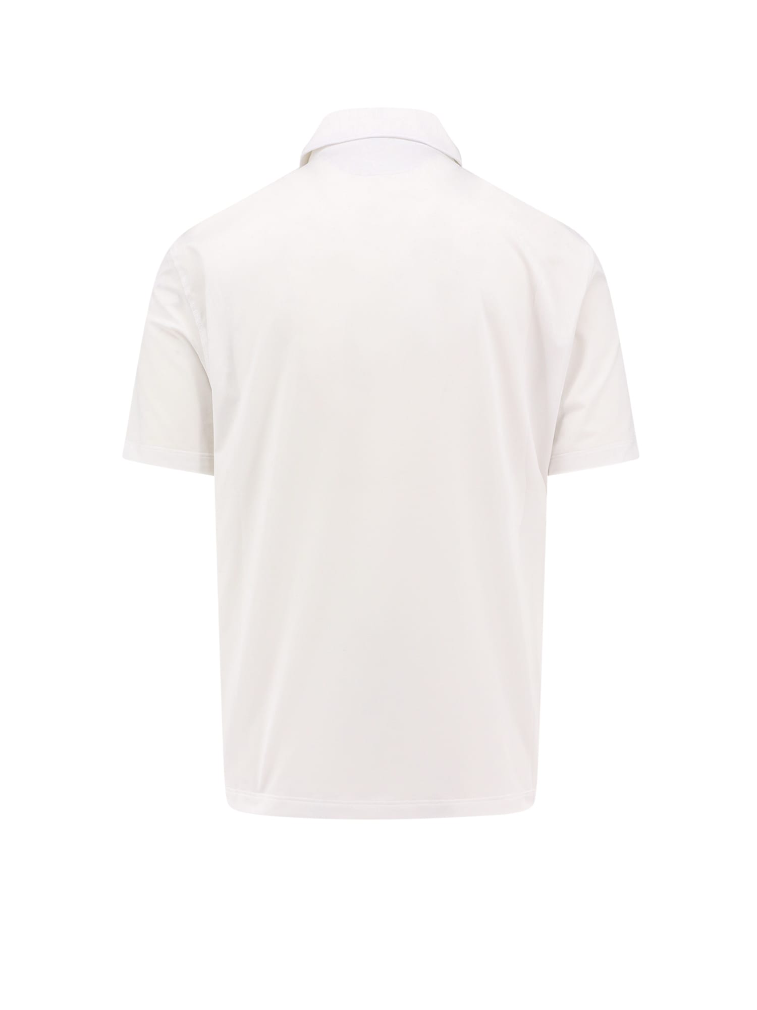 Shop Brunello Cucinelli Polo Shirt In White