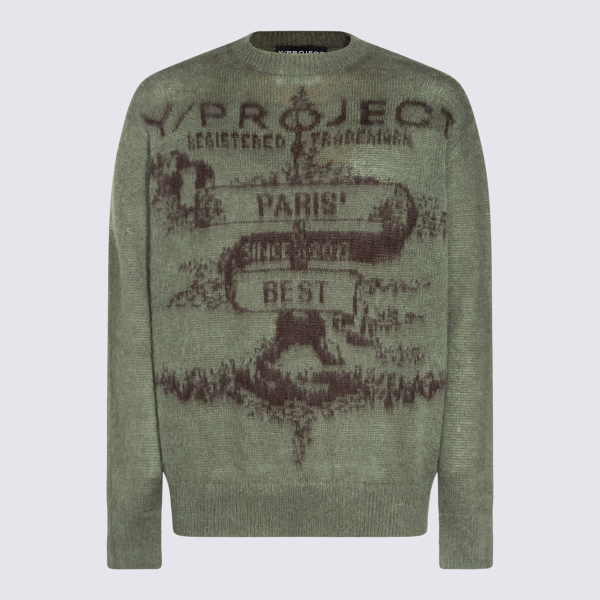 Shop Y/project Dark Green Knitwear