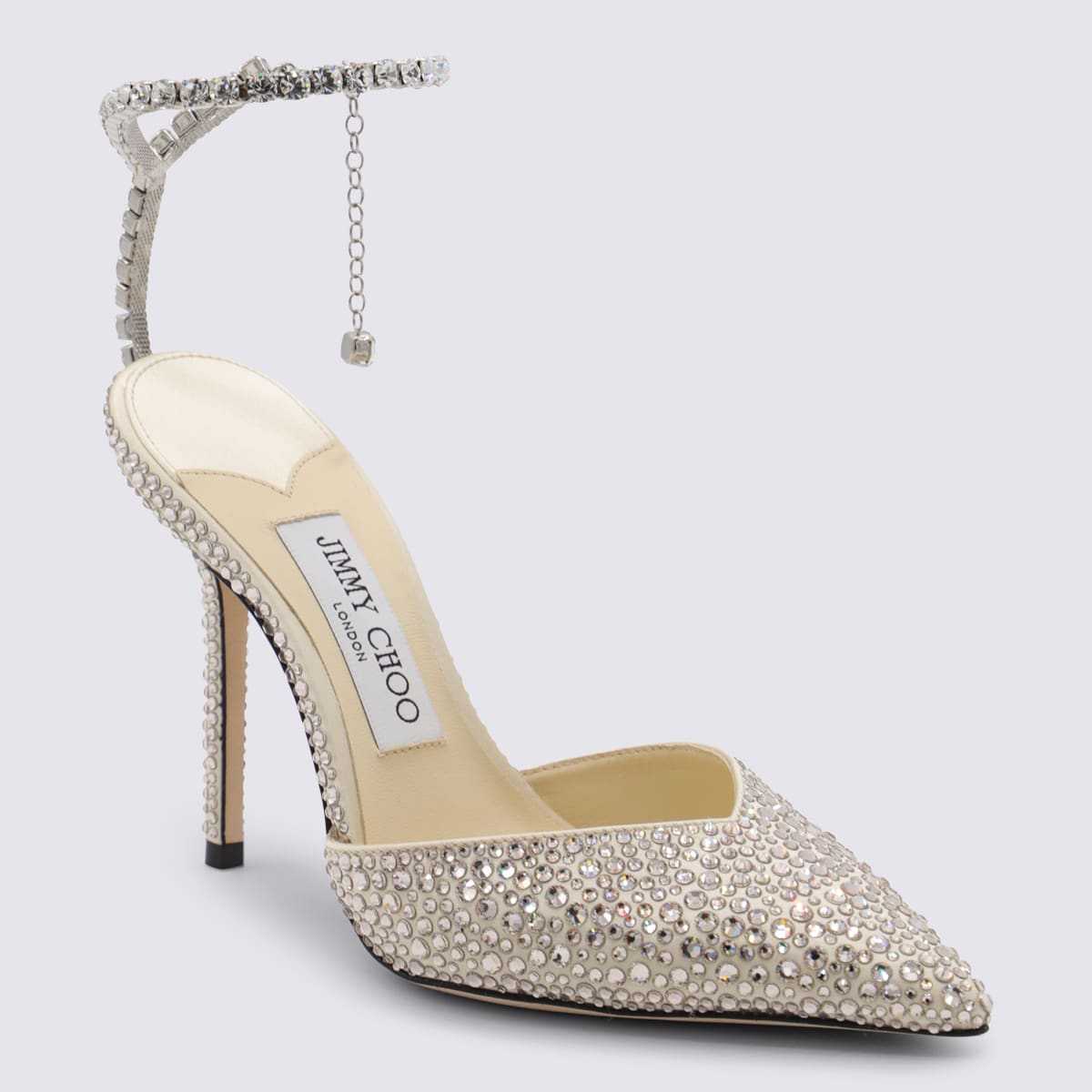 Jimmy Choo Embellished Pointed Toe Stiletto Heel Pumps In Multi
