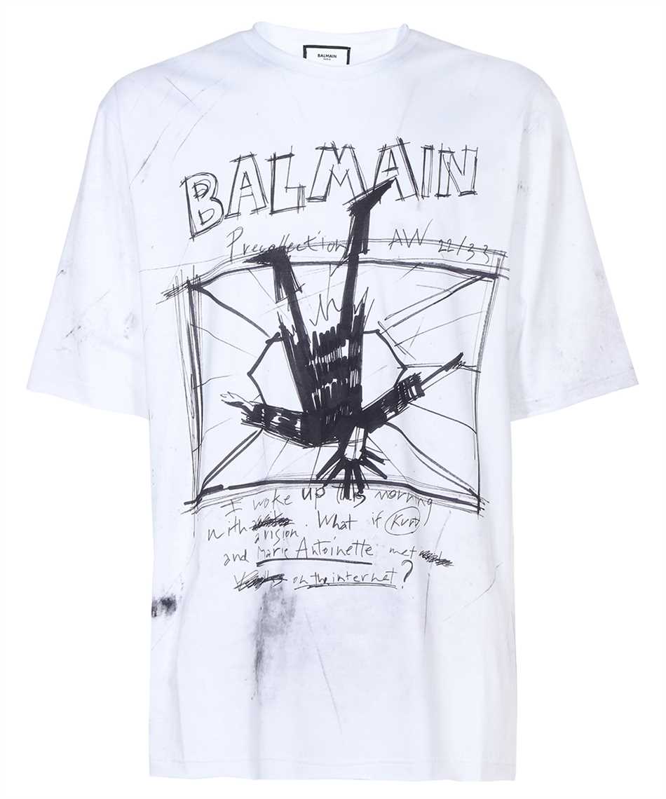 Balmain Crew-neck T-shirt In White