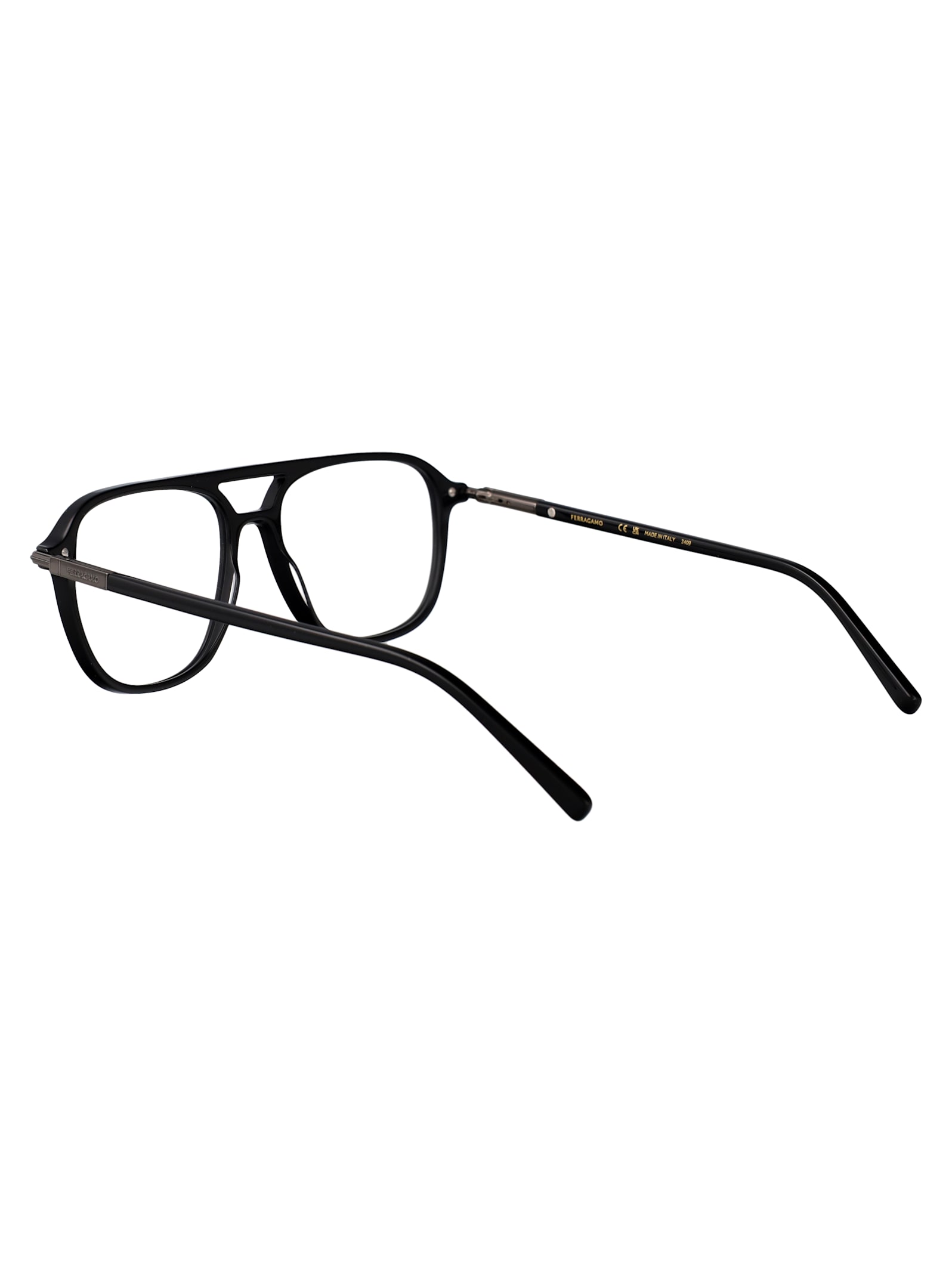 Ferragamo Full Frame Plain Mirror In Black