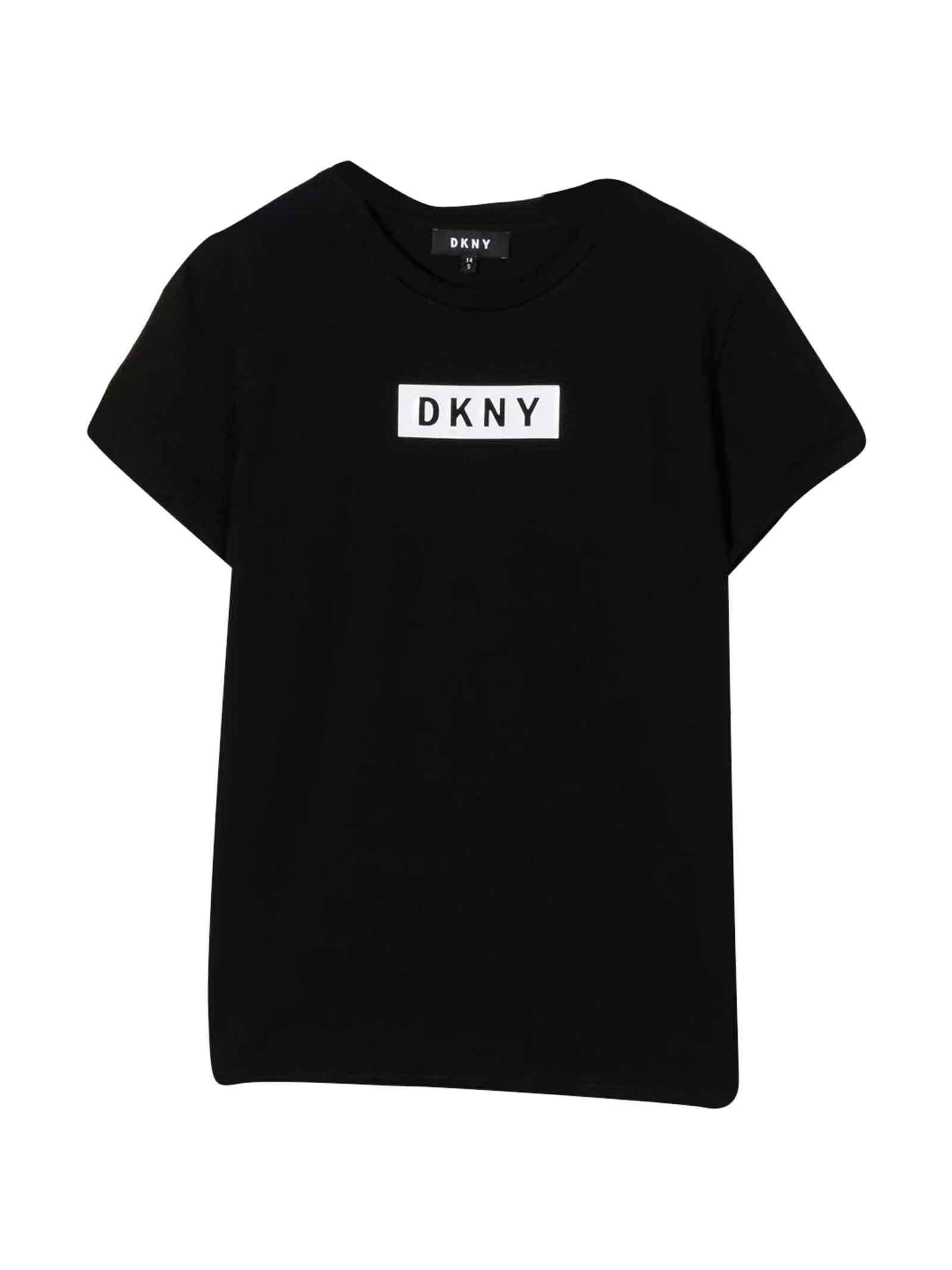 DKNY Black T-shirt Teen Unisex
