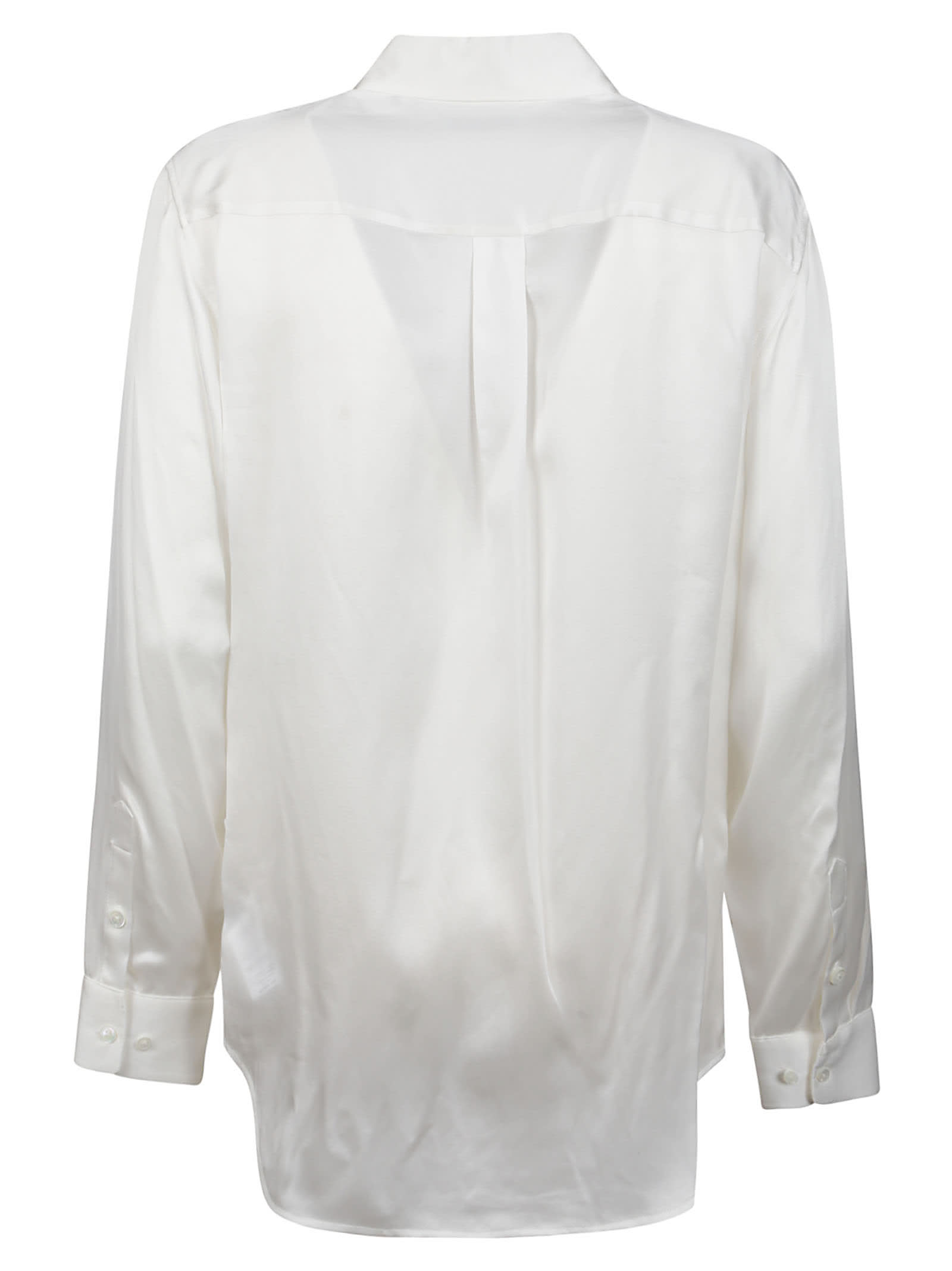 Shop Equipment Signature Long Sleeve Shirt In Nature White